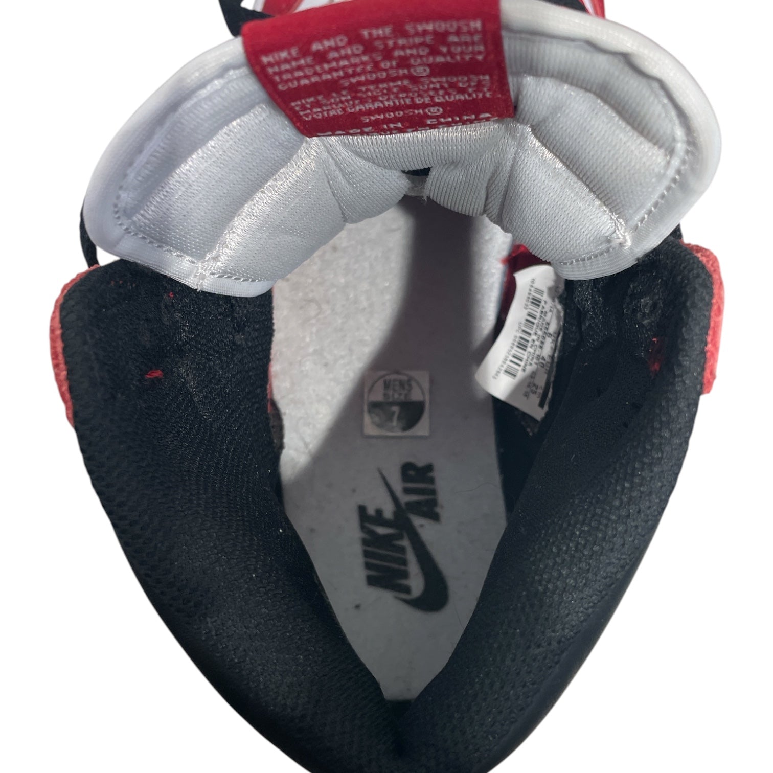 JORDAN BRAND/Hi-Sneakers/US 7/Leather/RED/1 Retro High OG Chicago view 3