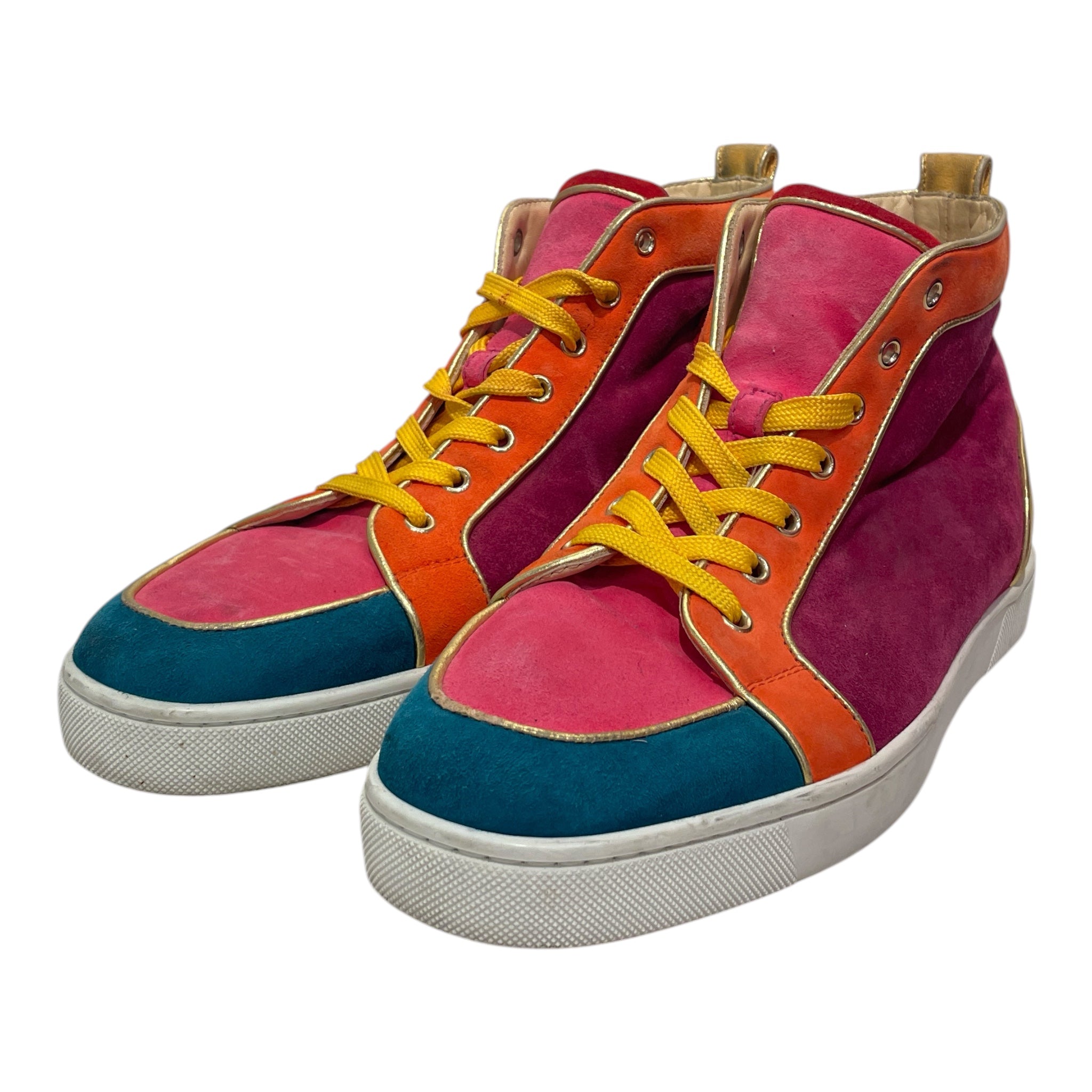 Christian Louboutin/Hi-Sneakers/EU 42.5/Suede/PNK/ view 1