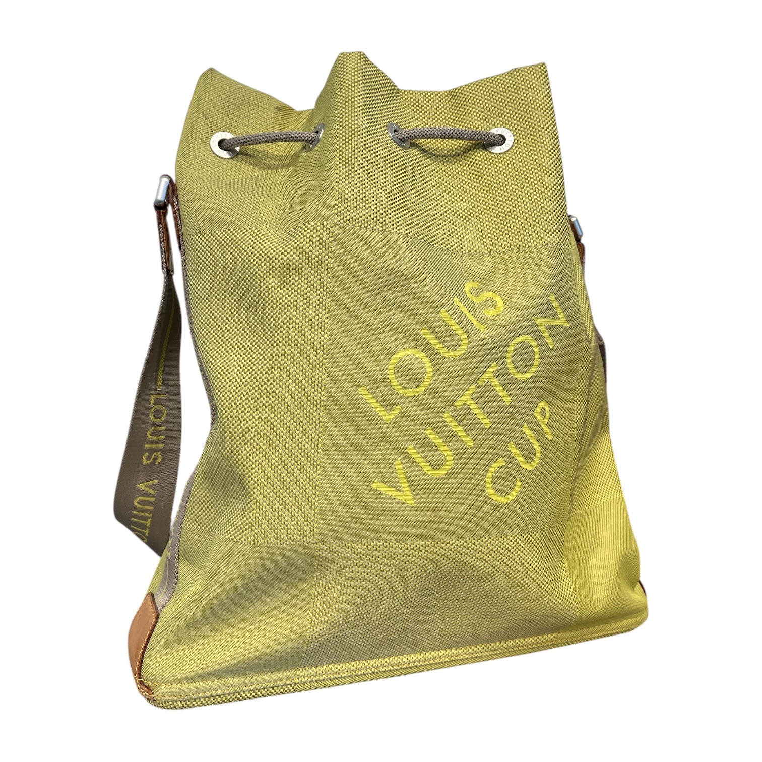 LOUIS VUITTON/Cross Body Bag/Cotton/GRN/02 lv cup bucket bag view 2