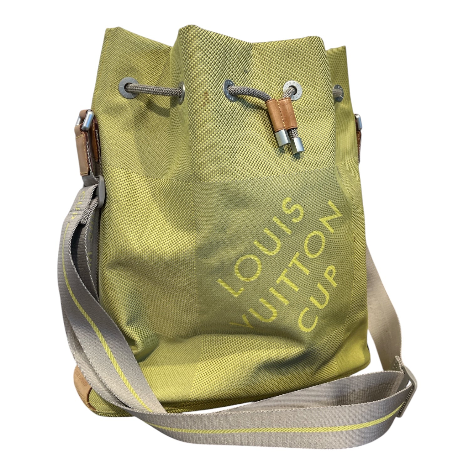 LOUIS VUITTON/Cross Body Bag/Cotton/GRN/02 lv cup bucket bag view 1