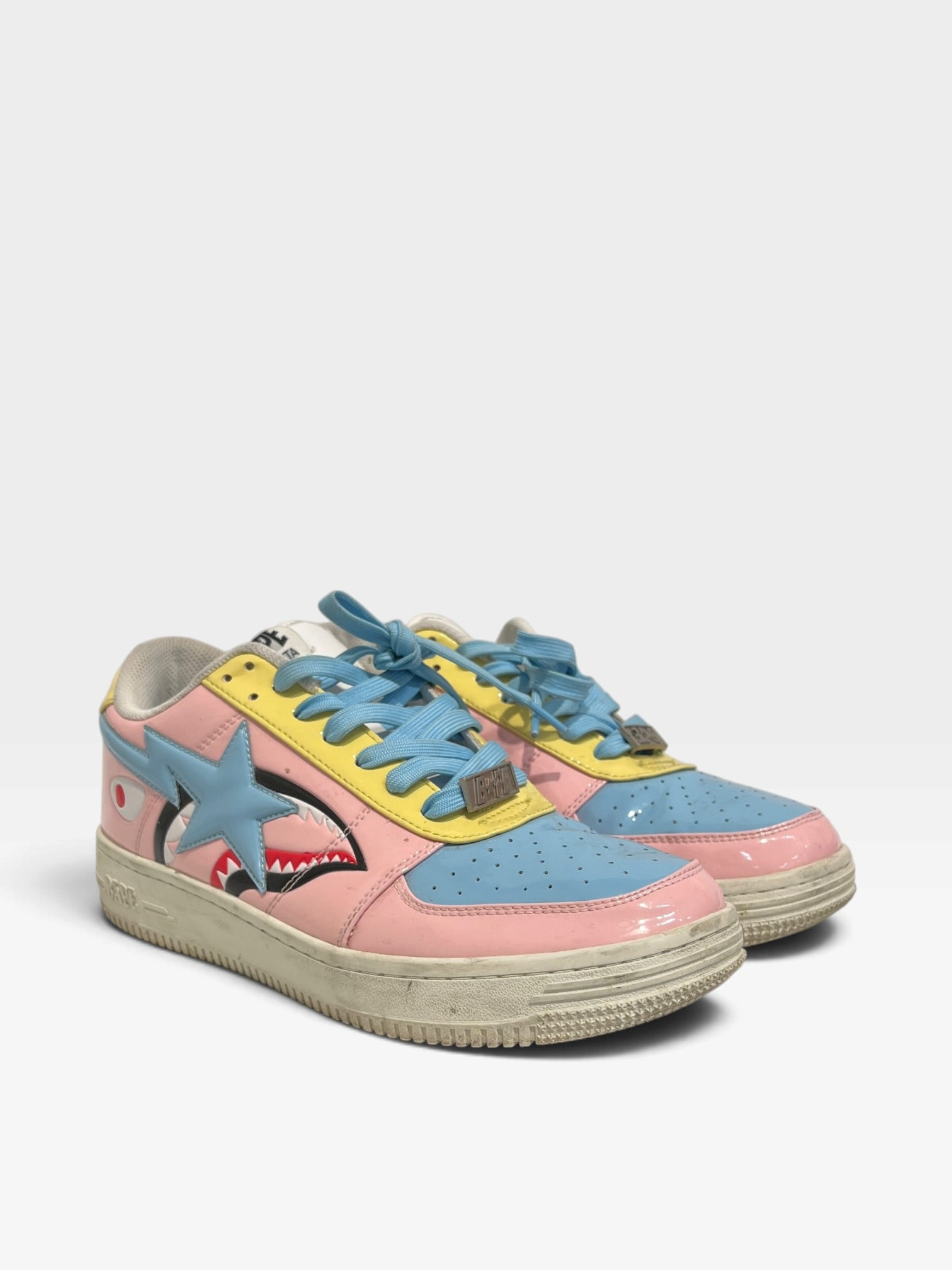 BAPE STA!/Low-Sneakers/US 12/All Over Print/MLT/OS Men's Pink view 1