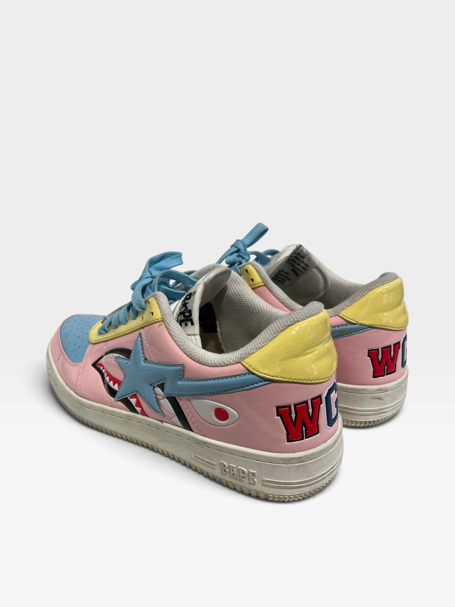 BAPE STA!/Low-Sneakers/US 12/All Over Print/MLT/OS Men's Pink view 2
