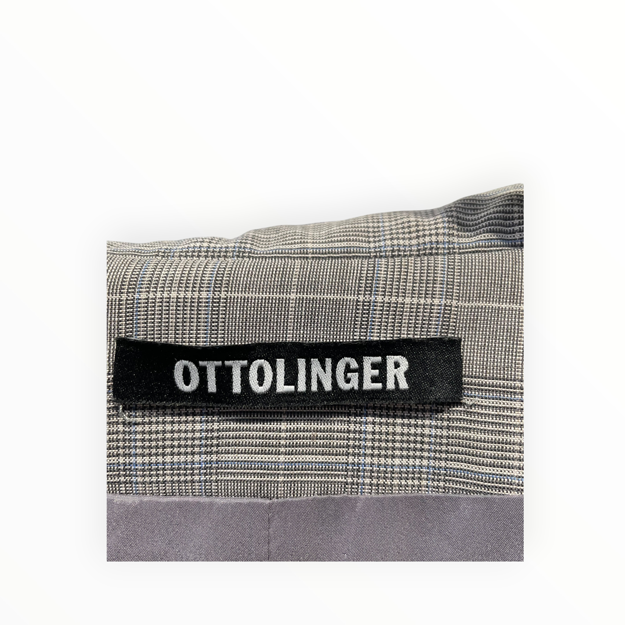 OTTOLINGER/Tailored Jkt/FREE/Glen Check/Cotton/GRY/Single Breasted/DECONSTRUCTED BLAZER view 3