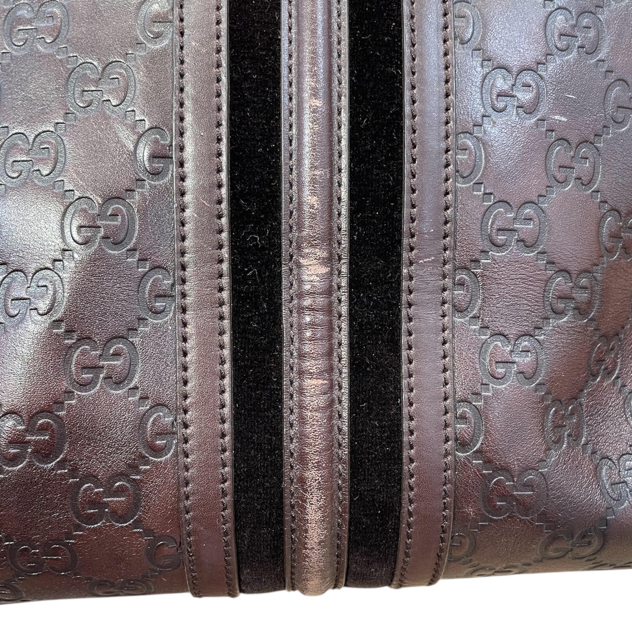 GUCCI/Bag/Animal Pattern/Leather/BRW/TOTE W/ KEYCHAIN view 4