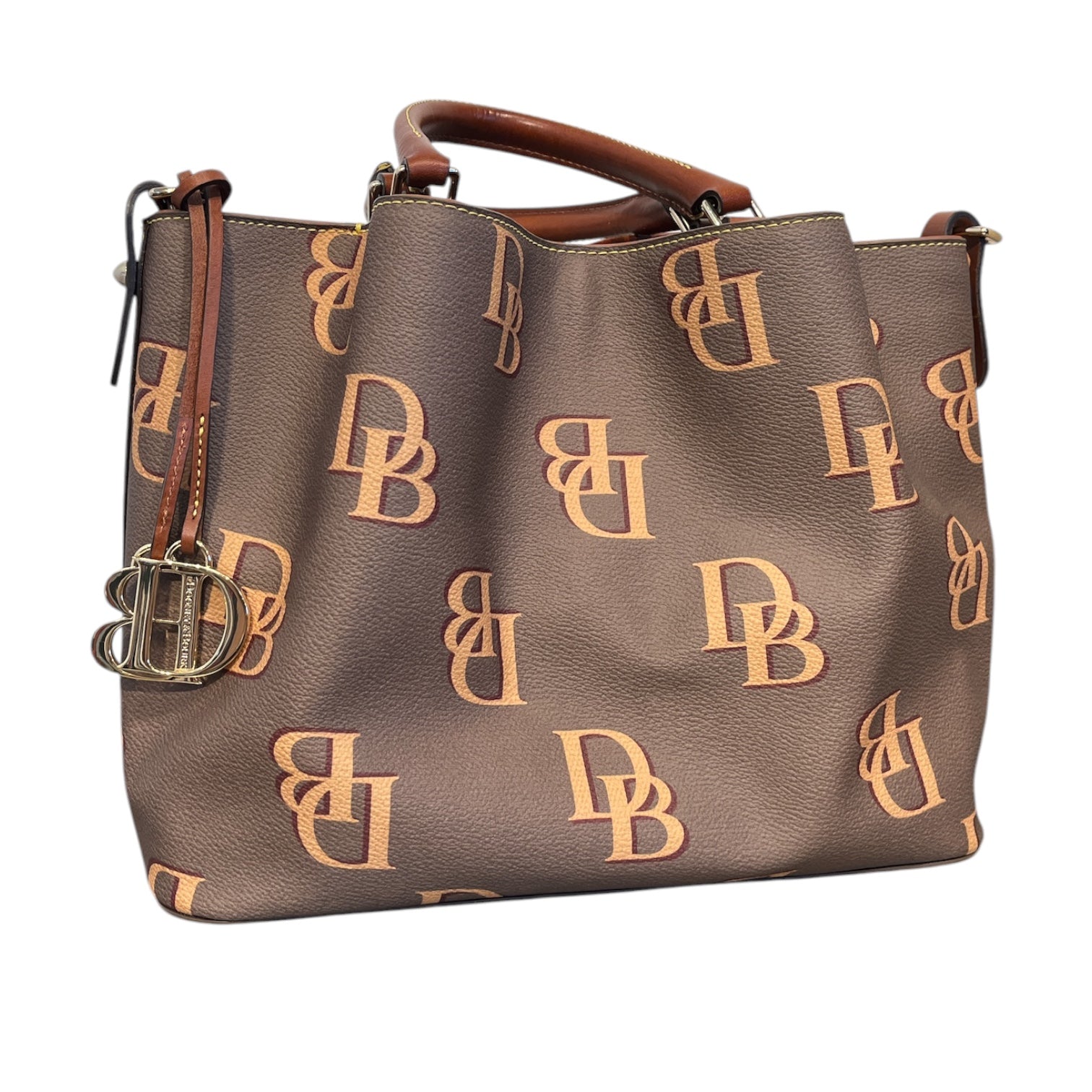 Dooney & Bourke/Hand Bag/Monogram/Leather/KHK/BRENNA view 2
