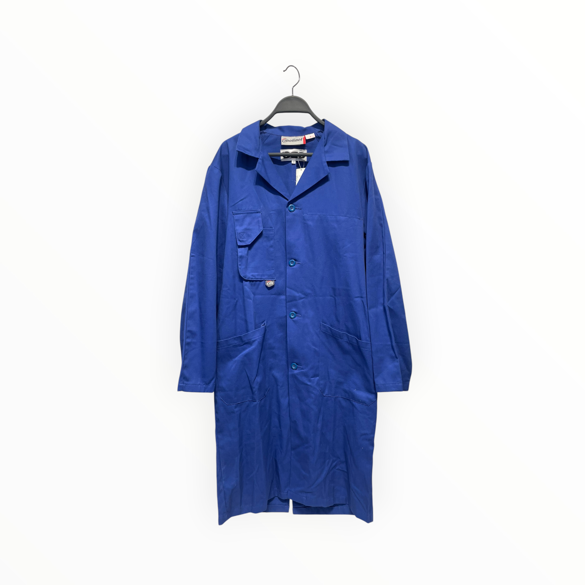 COMME des GARCONS/Coat/M/Cotton/BLU/molinel garment view 1