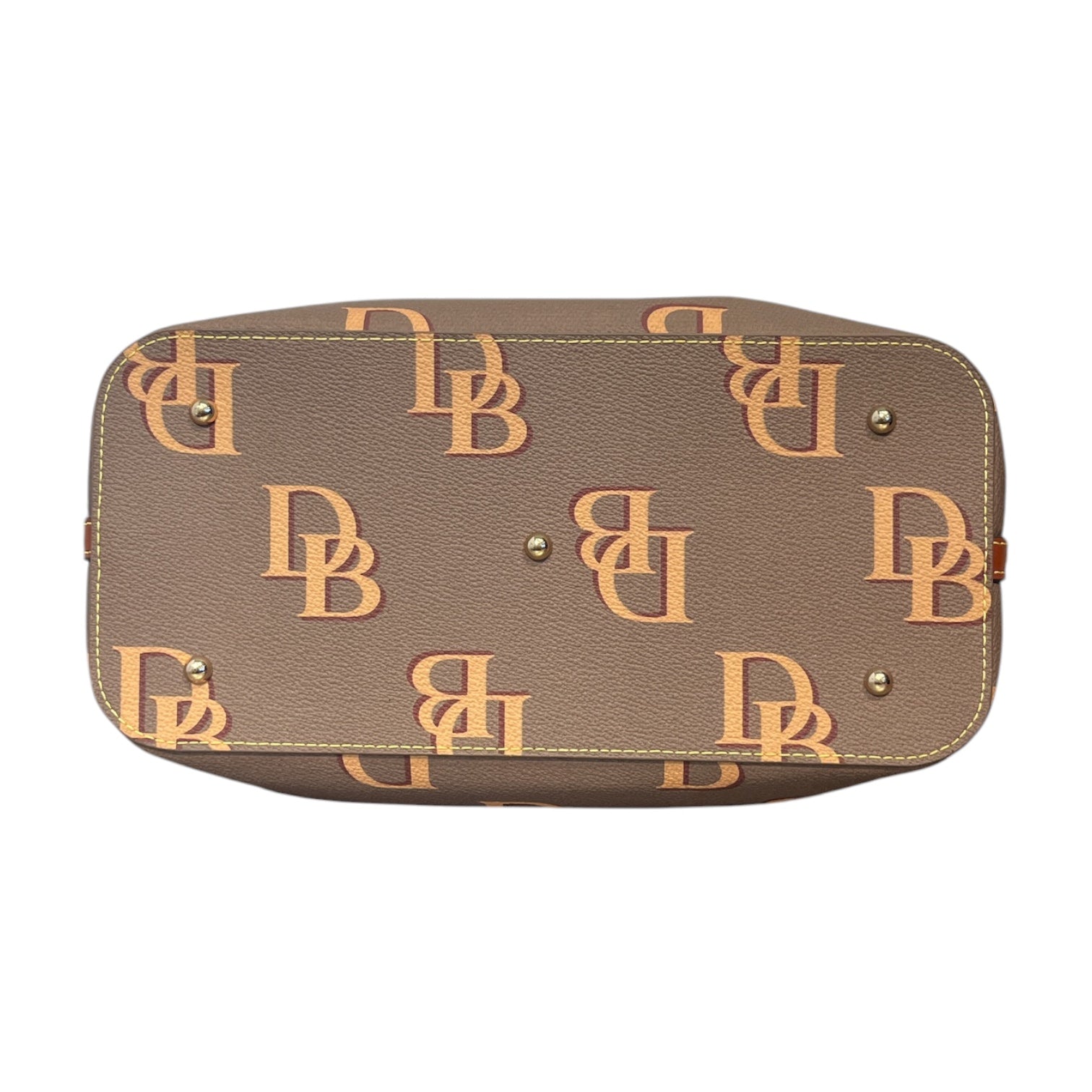 Dooney & Bourke/Hand Bag/Monogram/Leather/KHK/BRENNA view 3