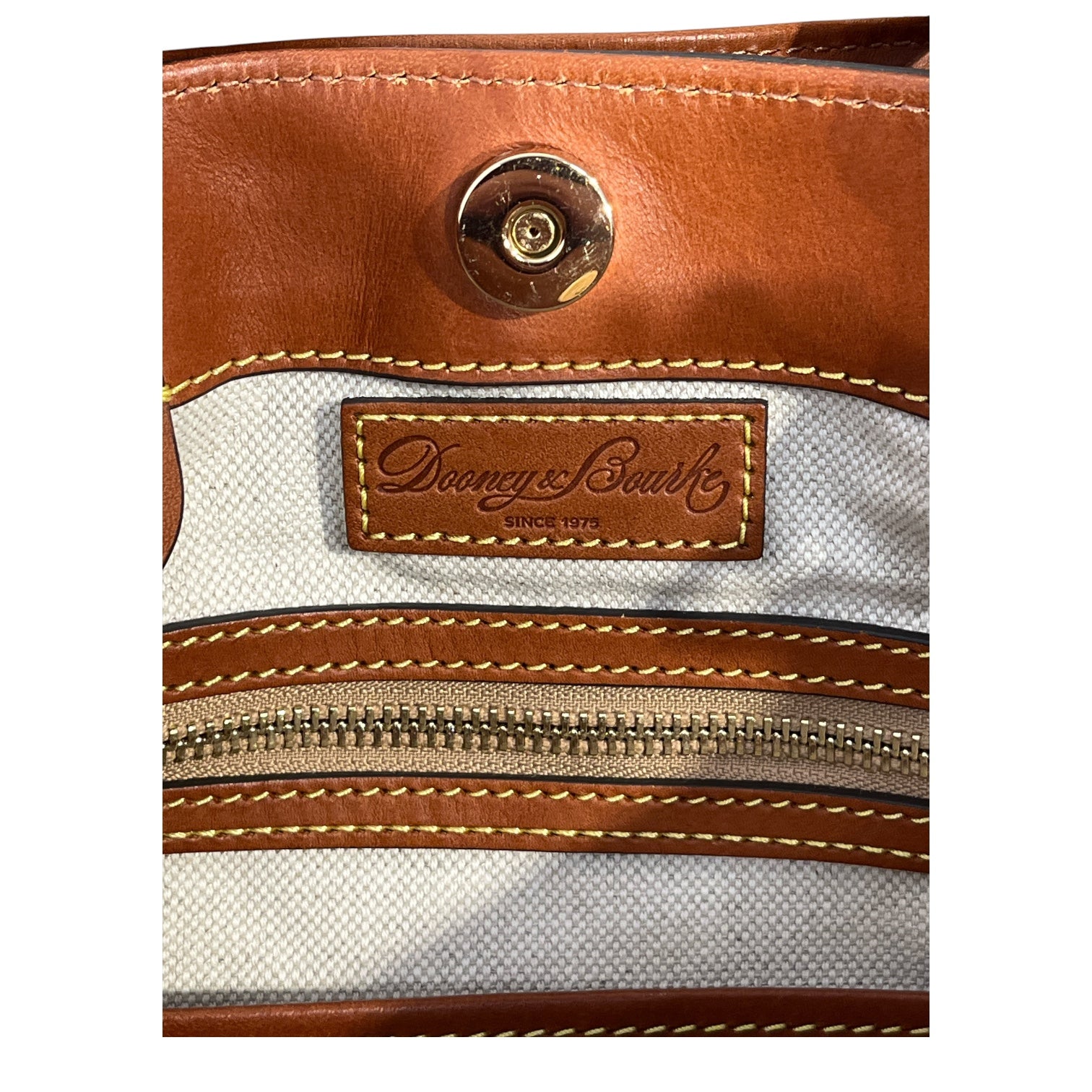 Dooney & Bourke/Hand Bag/Monogram/Leather/KHK/BRENNA view 5