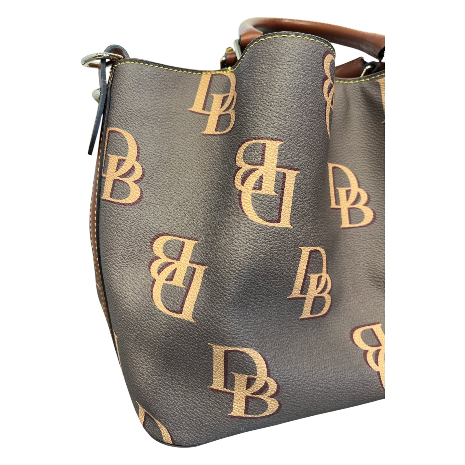 Dooney & Bourke/Hand Bag/Monogram/Leather/KHK/BRENNA view 6