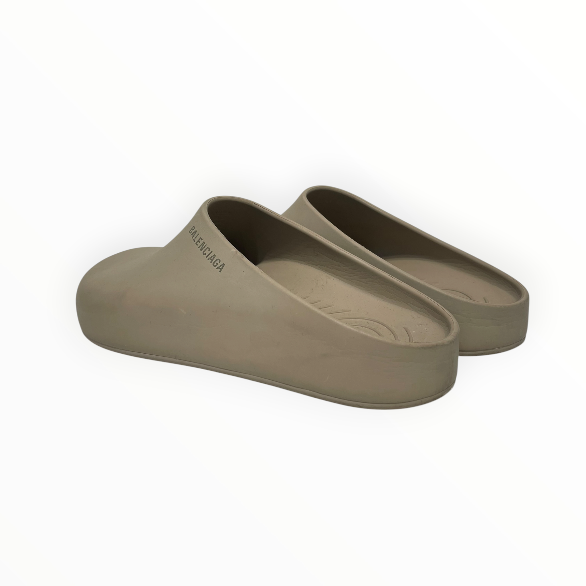 BALENCIAGA/Shoes/US 8/BEG/POOL CLOSED SLIDES view 2