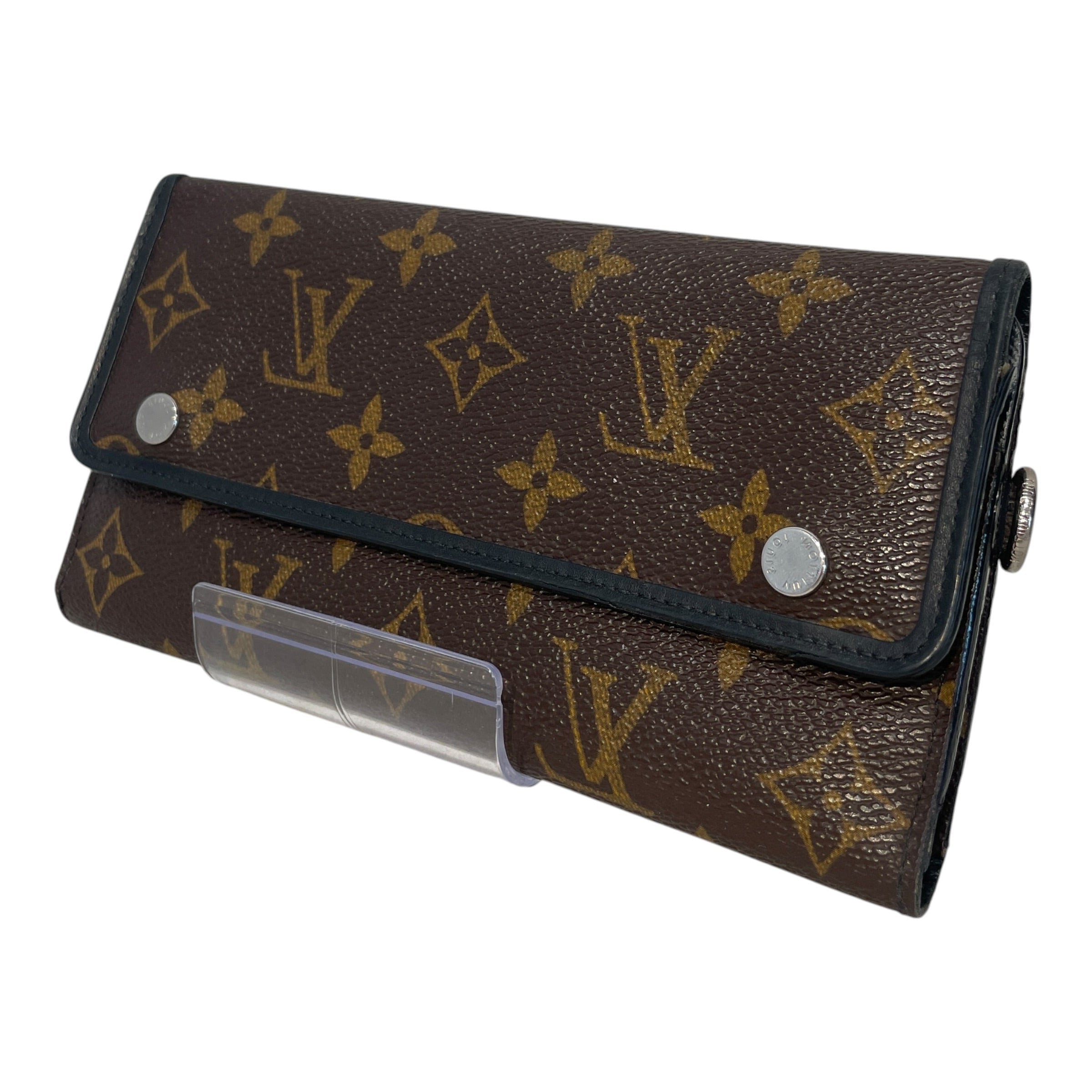 LOUIS VUITTON/Long Wallet/Monogram/Leather/BRW/Macassar Long Walet view 1