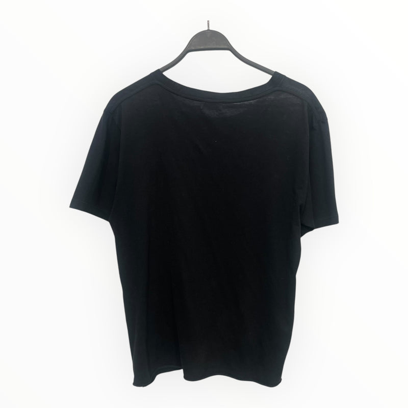 SAINT LAURENT/T-Shirt/S/Cotton/BLK/Graphic/SLP &