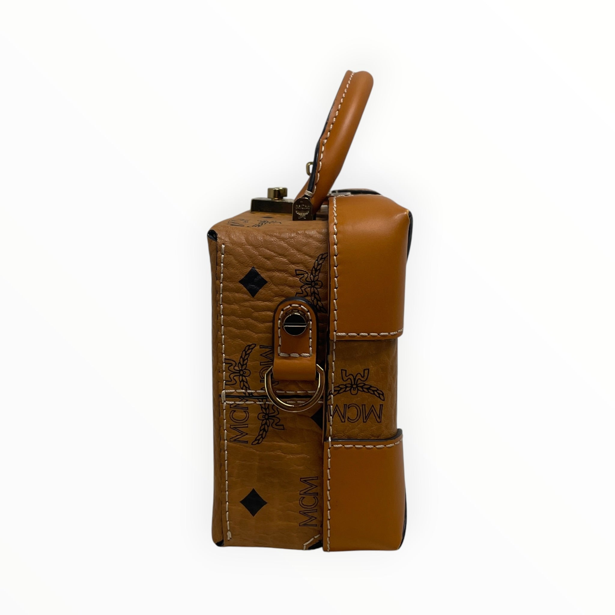 MCM/Bag/Leather/BRW/monagram view 5