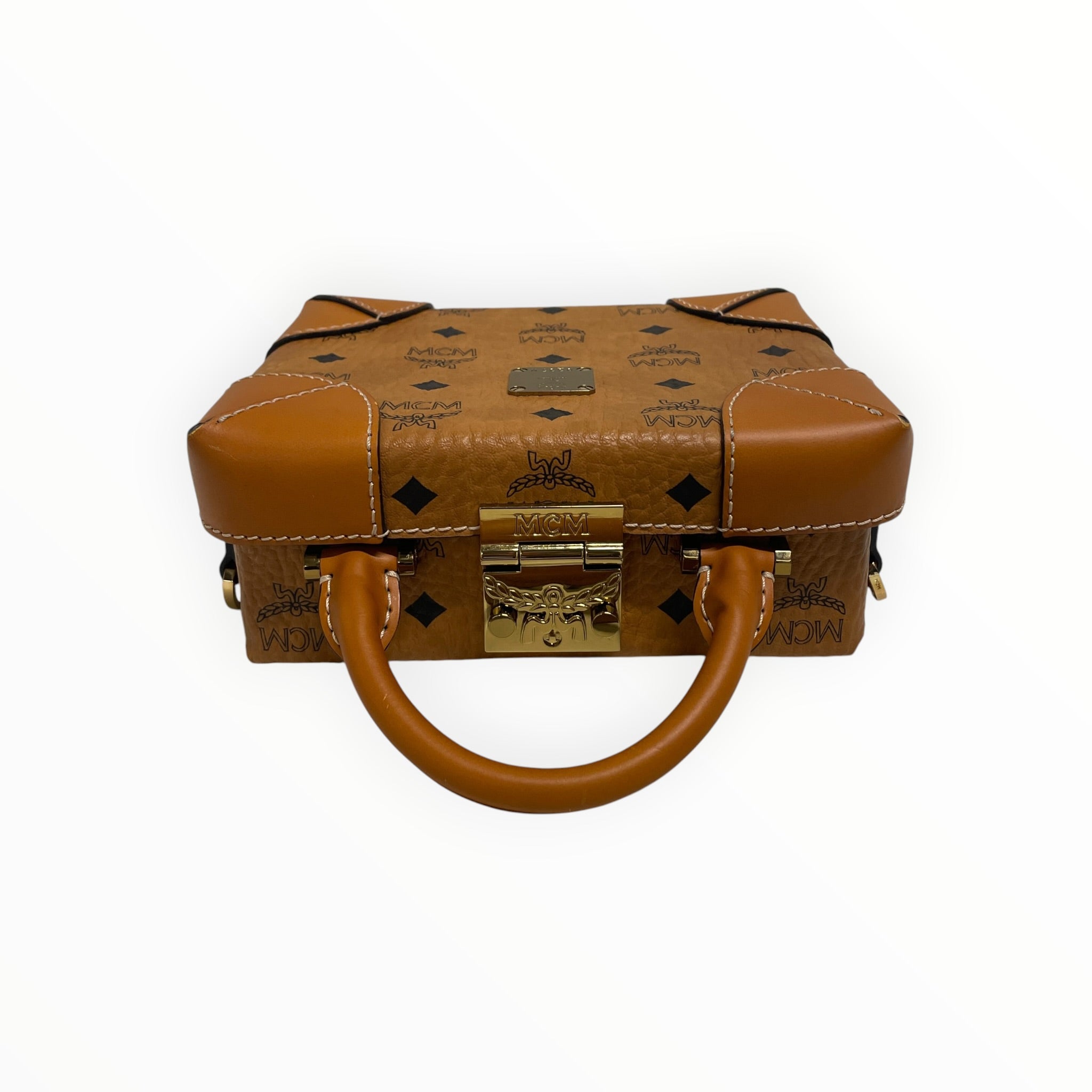 MCM/Bag/Leather/BRW/monagram view 6