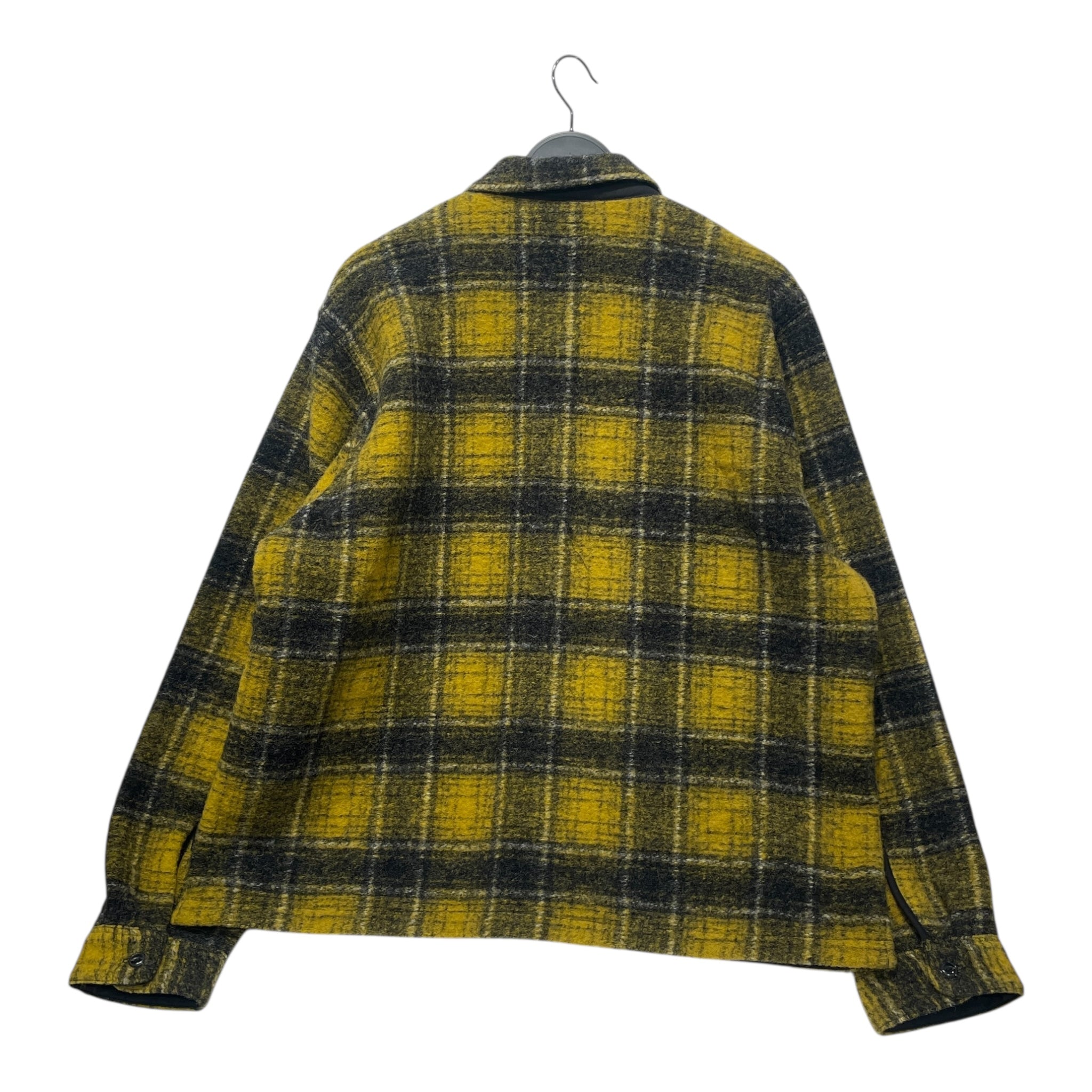 STUSSY/Jacket/L/Wool/YLW/Plaid/ view 2