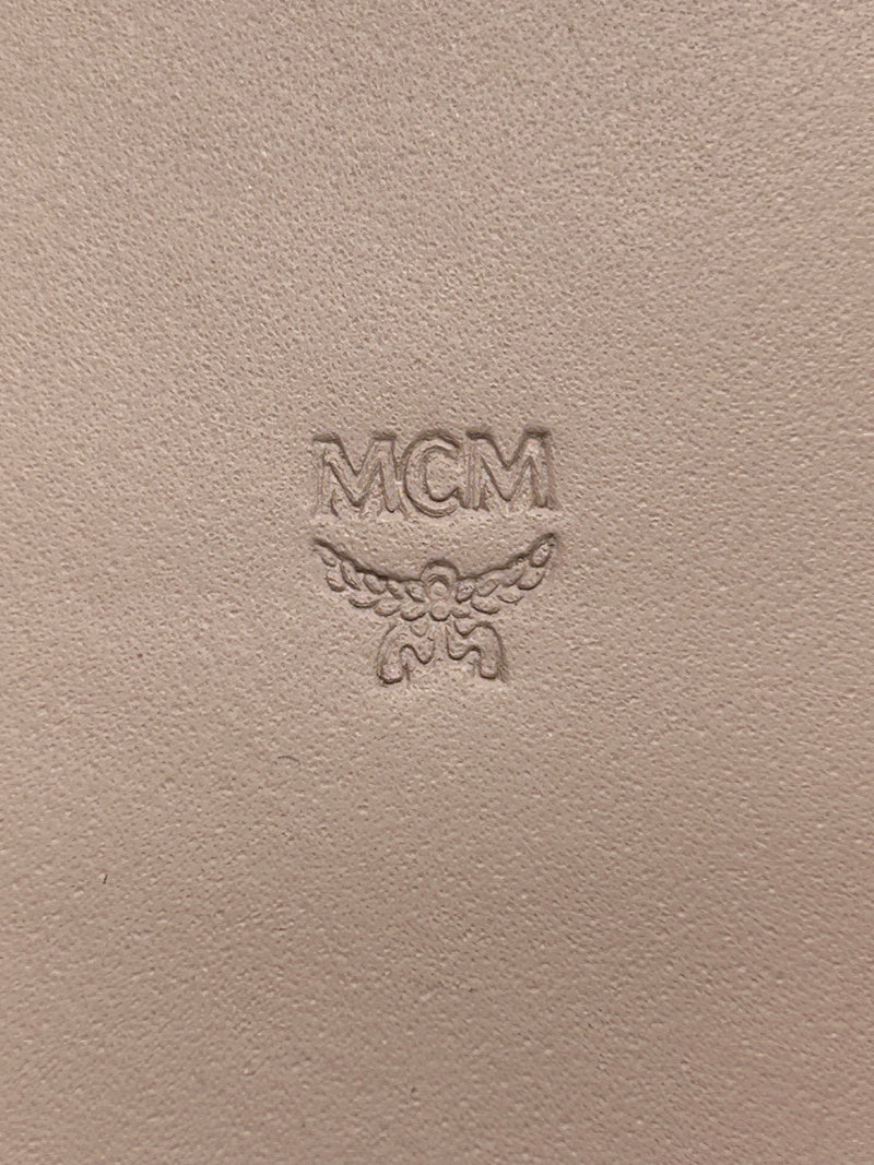 MCM/Wallet/M/Monogram/Leather/PNK/