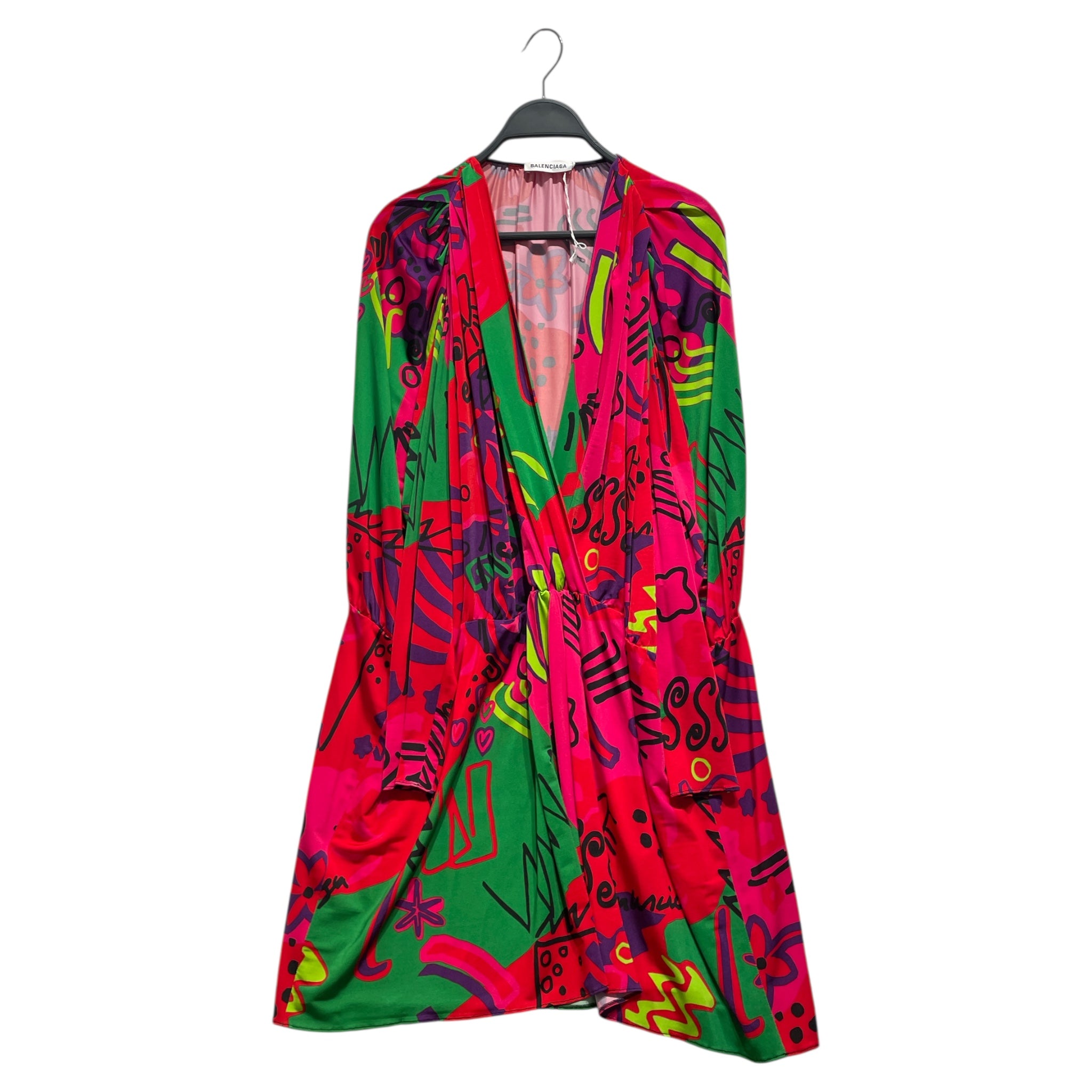 BALENCIAGA/LS Dress/36/All Over Print/MLT/ view 1