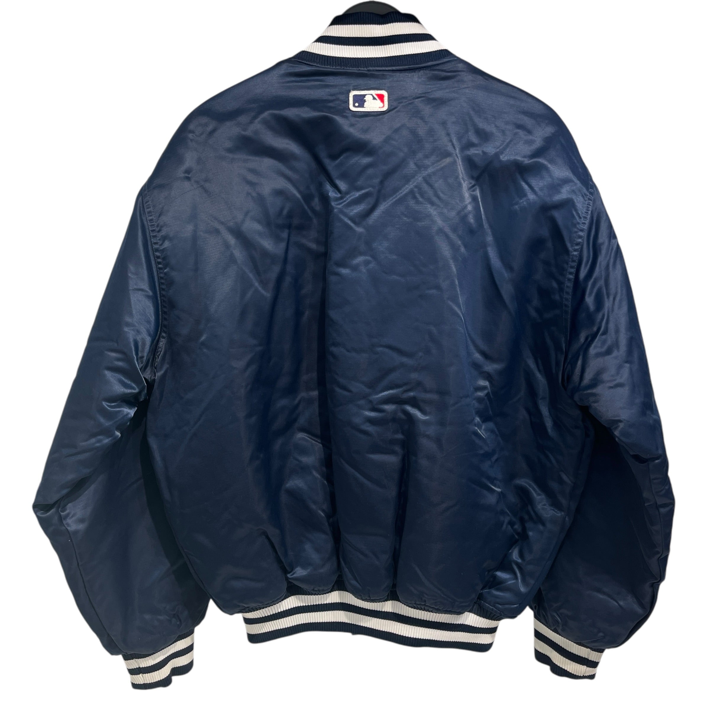 STARTER/Baseball Jkt/M/Nylon/BLU/Single Breasted/Yankees Bomber Jacket view 2