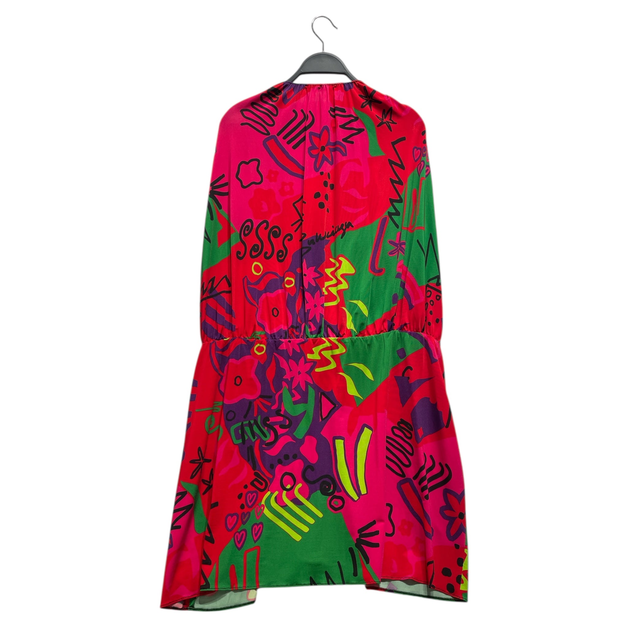 BALENCIAGA/LS Dress/36/All Over Print/MLT/ view 2