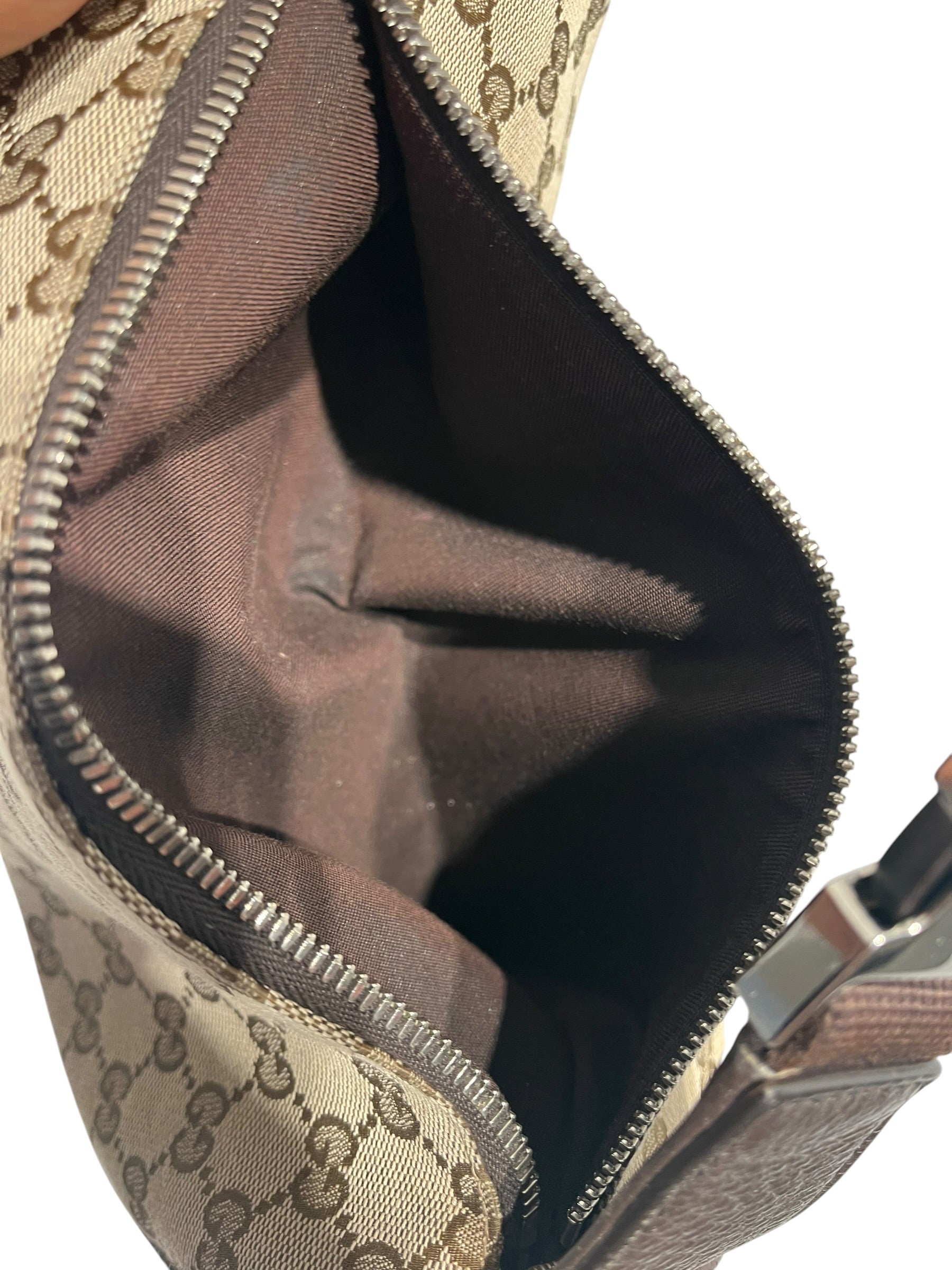 GUCCI/Fanny Pack/Monogram/KHK/GG SUPREME FANNY view 5