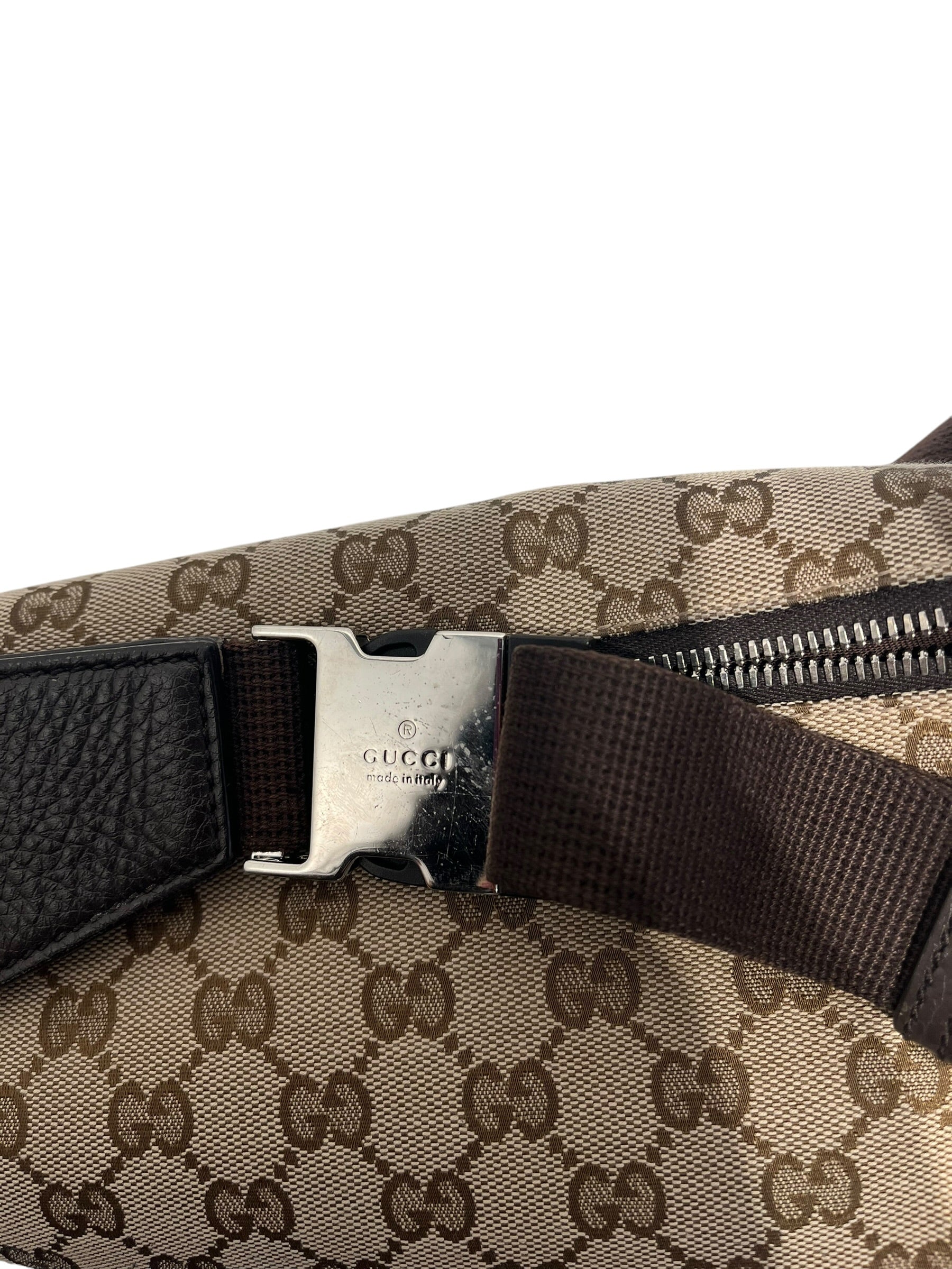 GUCCI/Fanny Pack/Monogram/KHK/GG SUPREME FANNY view 7
