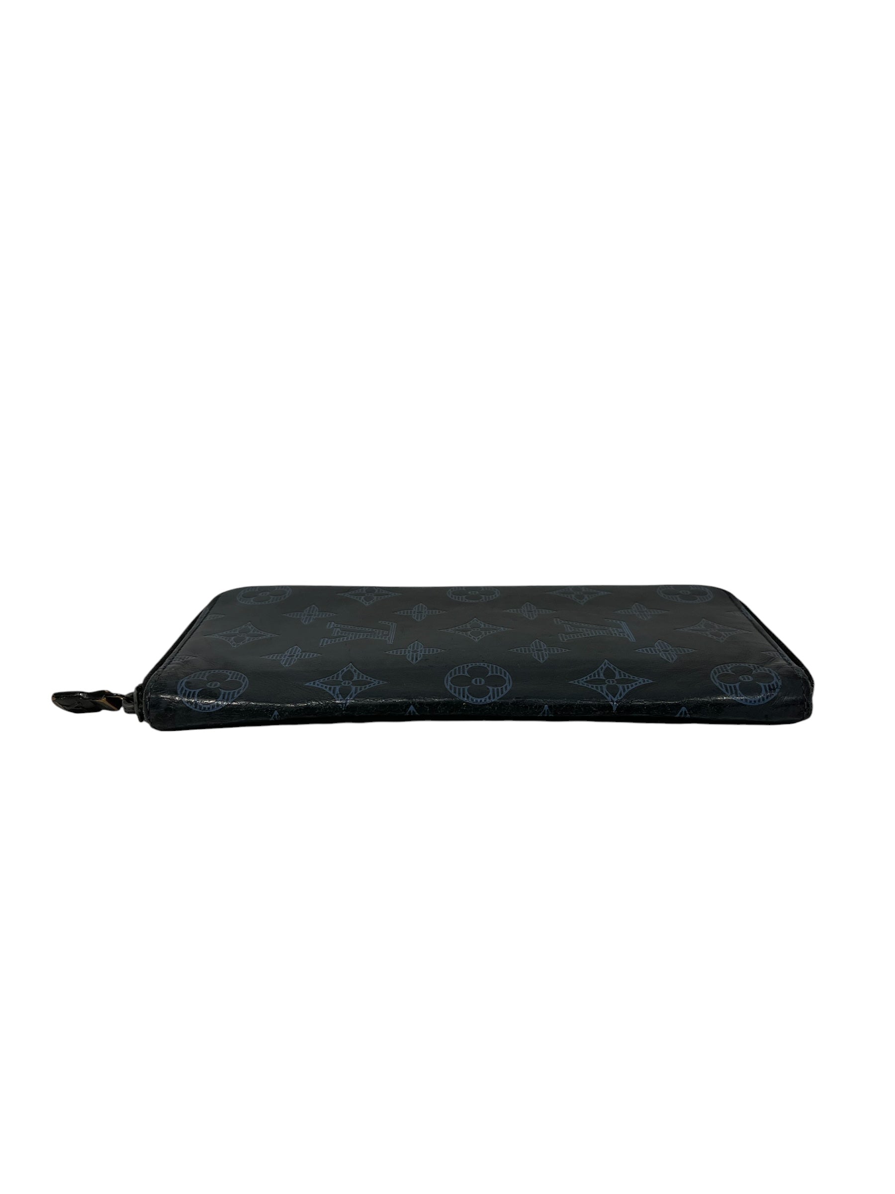 LOUIS VUITTON/Long Wallet/Monogram/Leather/NVY/L's/LEATHER MONOGRAM WALLET view 3