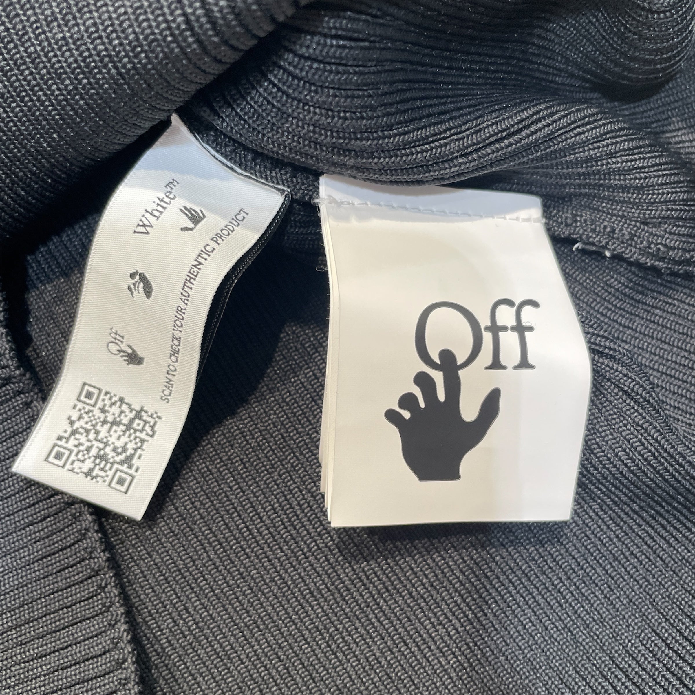 OFF-WHITE/Cut & Sew/40/Polyester/BLK/Athletic Top view 3