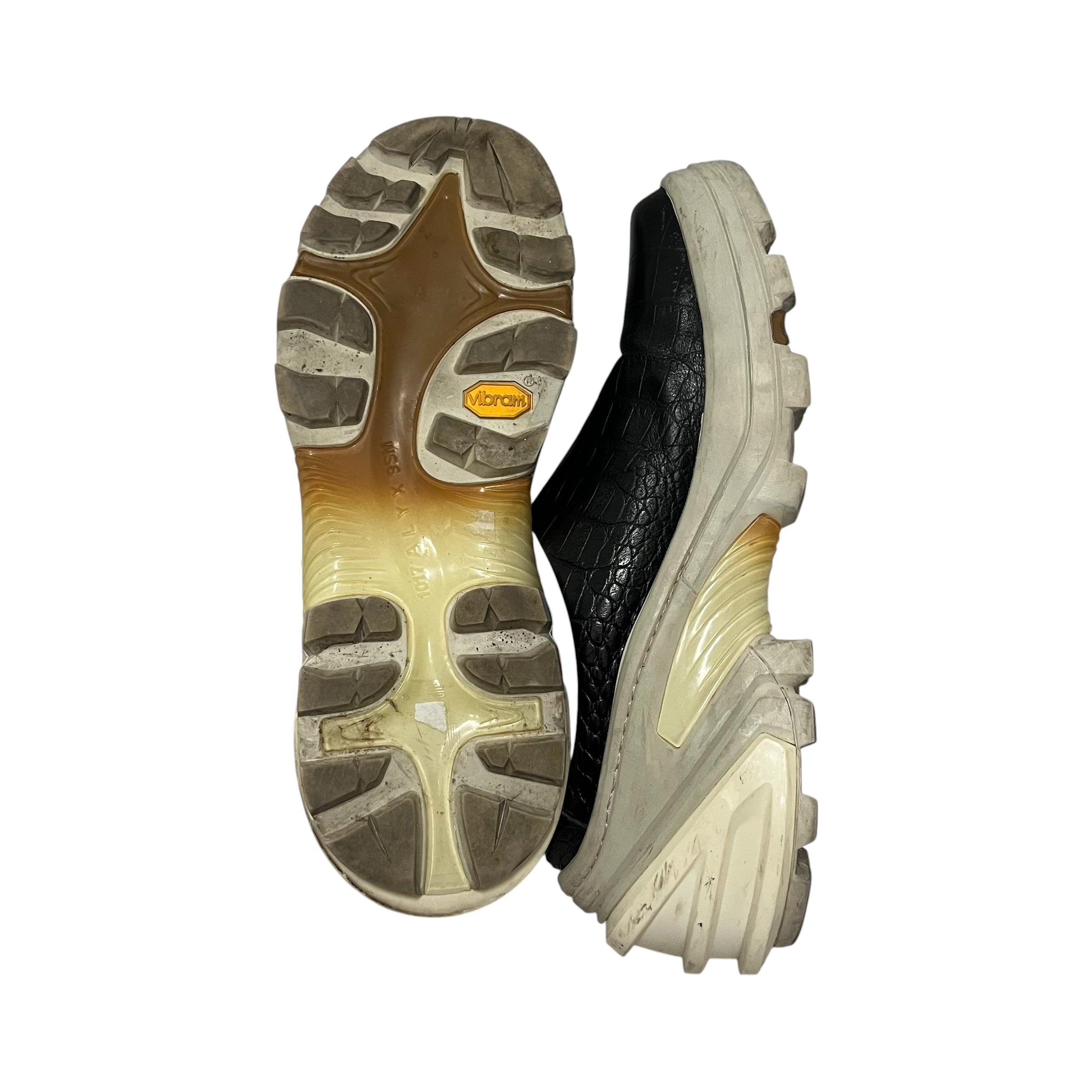 1017 ALYX 9SM(ALYX)/Loafers/US 10/Leather/BLK/Slip-on/ALIGATOR EMBOSSED VIBRAM MULE view 3