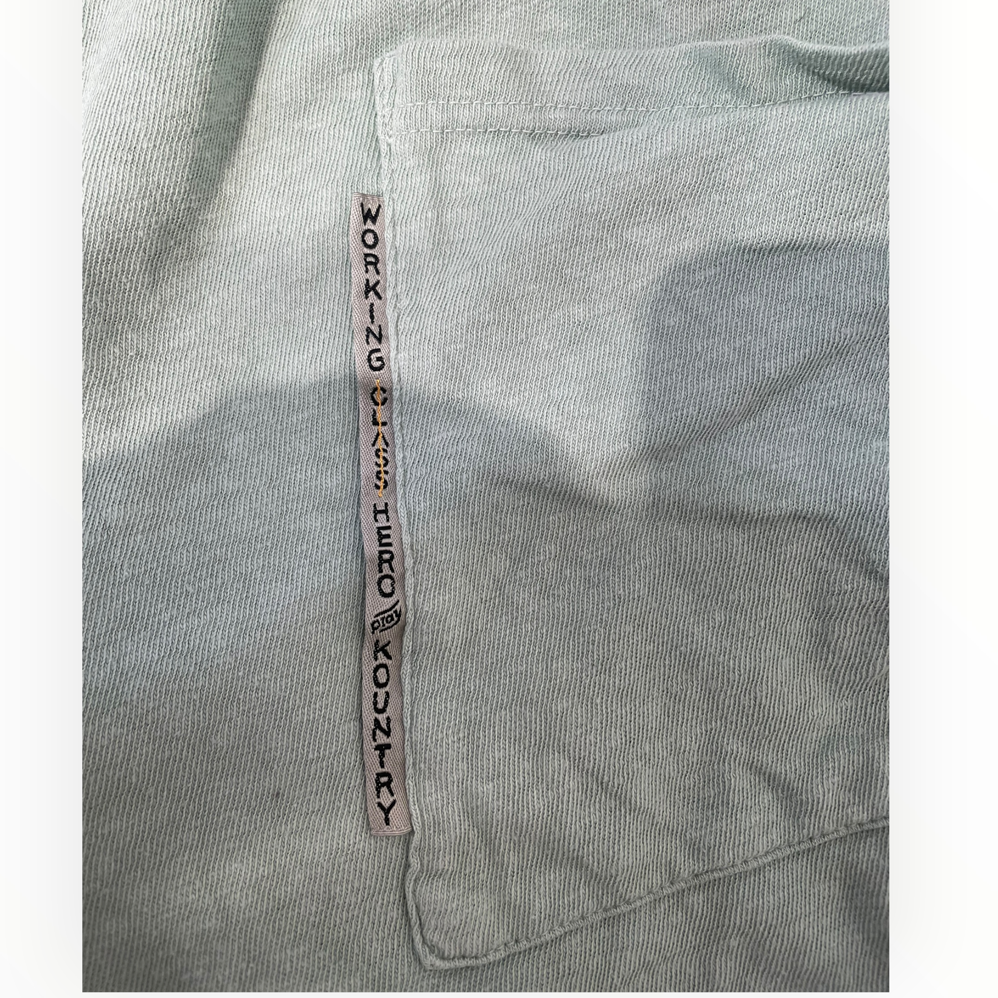 KAPITAL/LS T-Shirt/2/Cotton/GRN/LARGE POCKET DETAIL\ view 5