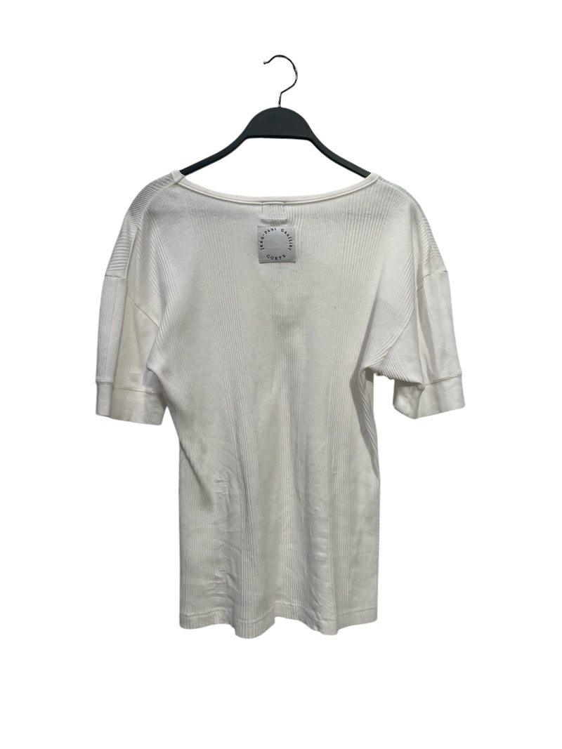 Jean Paul GAULTIER HOMME/T-Shirt/M/Cotton/WHT/jean paul gaultier corps