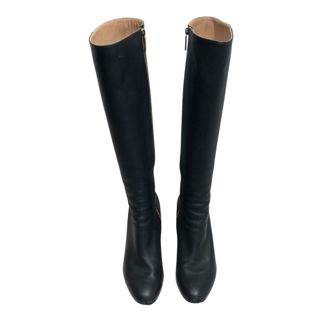 DEAR FRANCES/Long Boots/EU 37/Leather/BLK/GOLD ZIPPER HEEL 63023 view 3