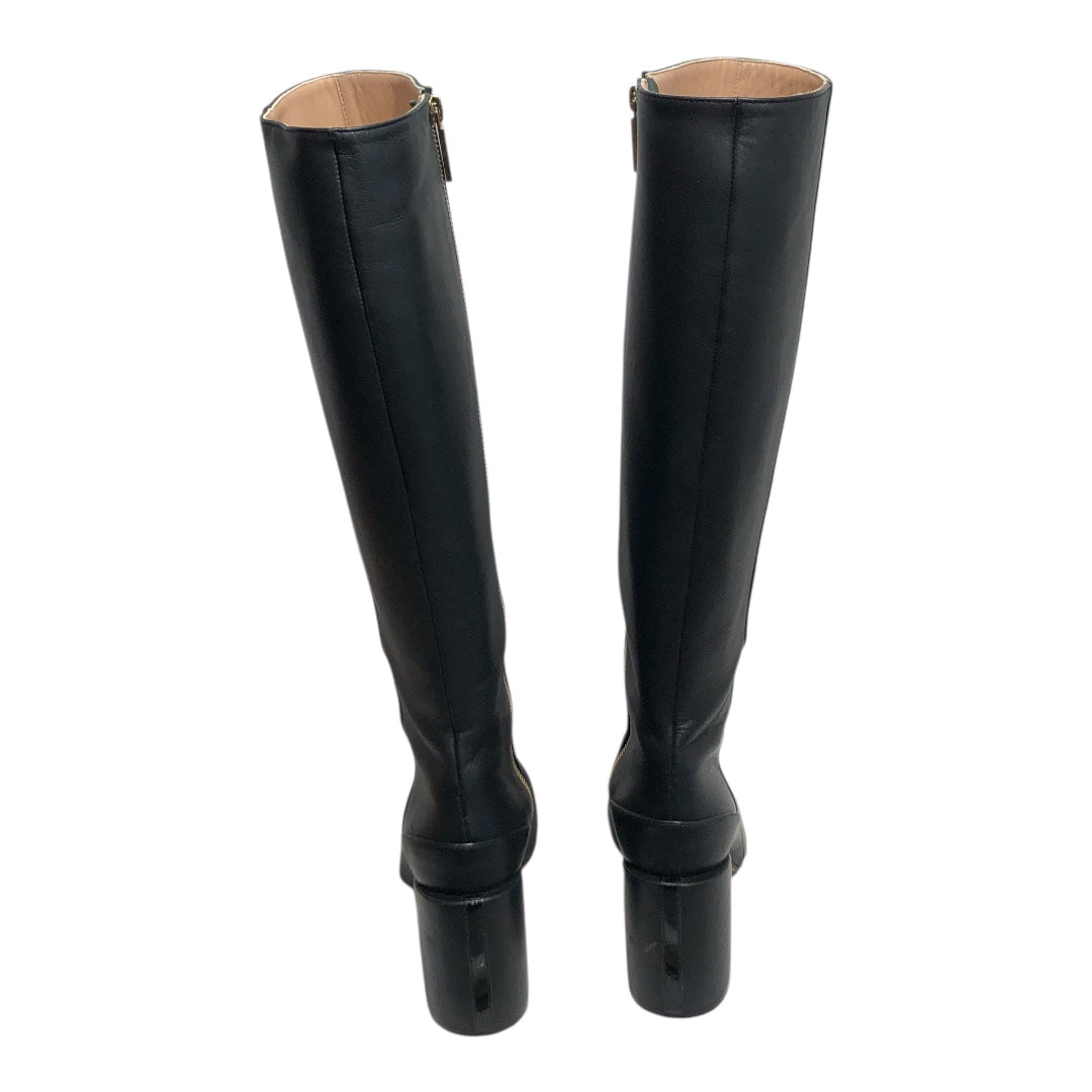 DEAR FRANCES/Long Boots/EU 37/Leather/BLK/GOLD ZIPPER HEEL 63023 view 4