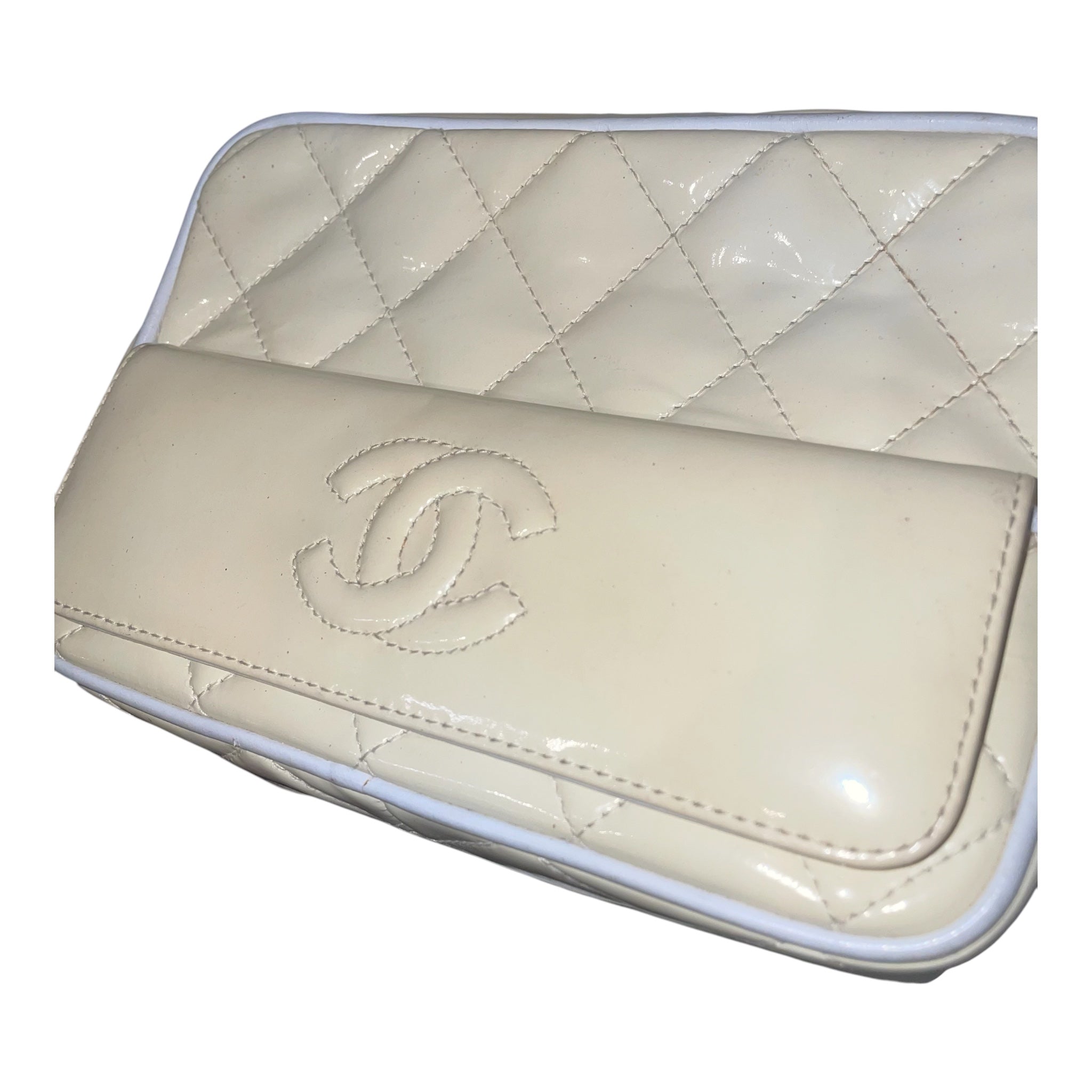 CHANEL/Cross Body Bag/Leather/BEG/QUILTED TASSEL CAM BAG view 8