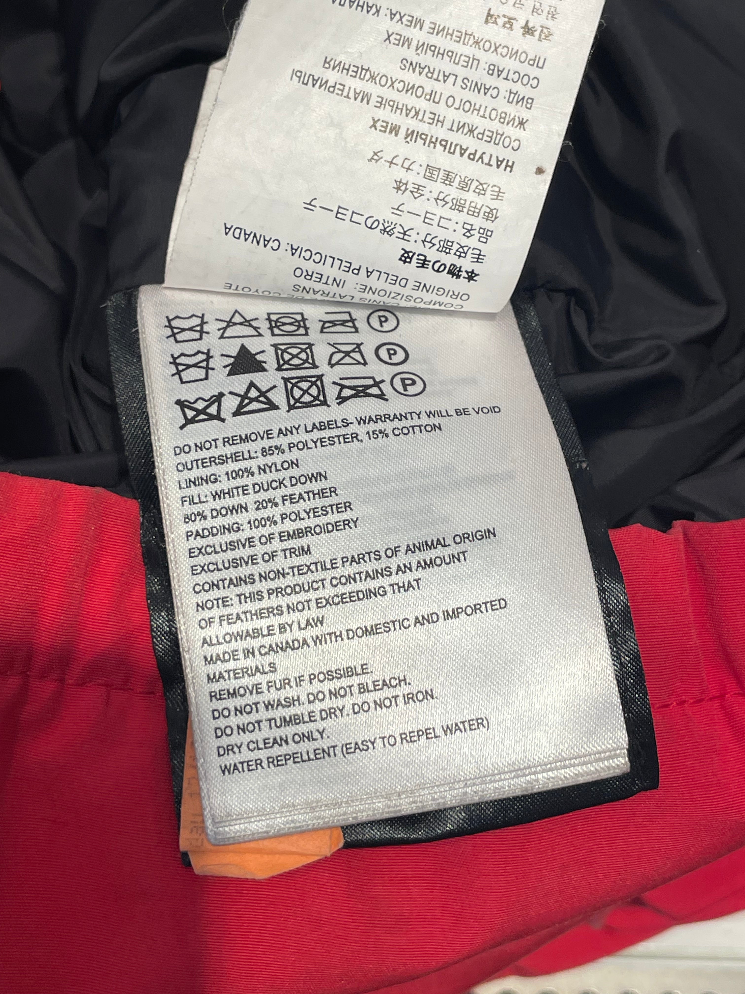 CANADA GOOSE/Coat/XS/Nylon/RED/Canda Goose Trillium Parka view 3