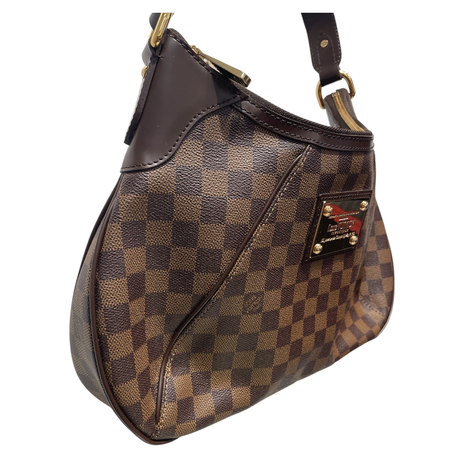 LOUIS VUITTON/Hand Bag/Monogram/Leather/BRW/EBENE THAMES view 3