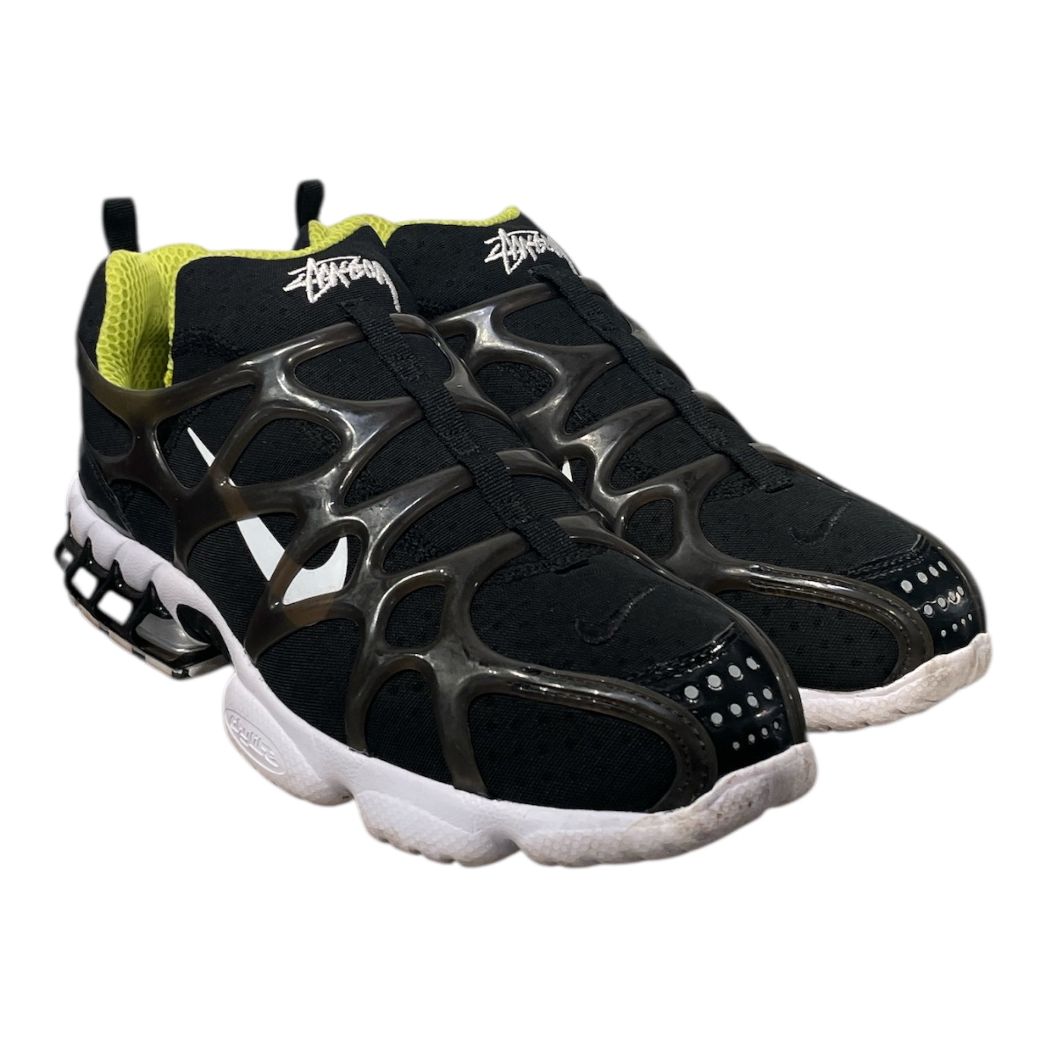 NIKE/STUSSY/Low-Sneakers/US 9.5/Cotton/BLK/Spiridon KK view 1