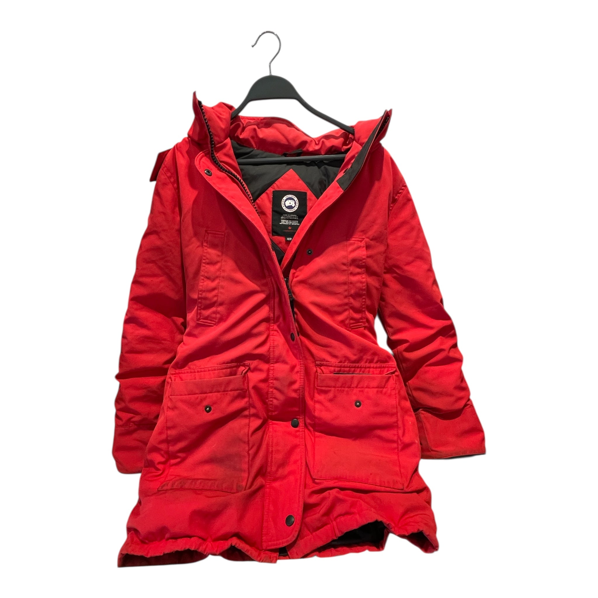 CANADA GOOSE/Coat/XS/Nylon/RED/Canda Goose Trillium Parka view 2