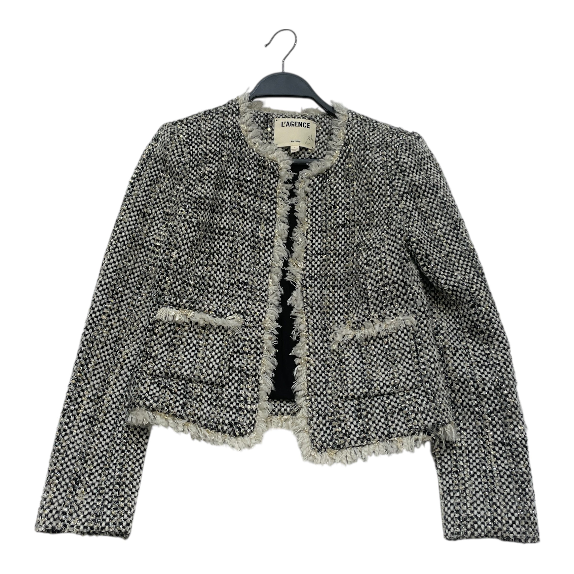 L'AGENCE/Quilted Jkt/0/WHT/ view 1