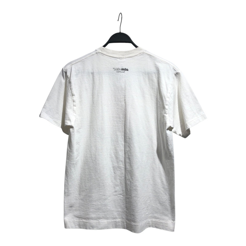 A BATHING APE/T-Shirt/M/Cotton/WHT/EROTIC MILO TEE!