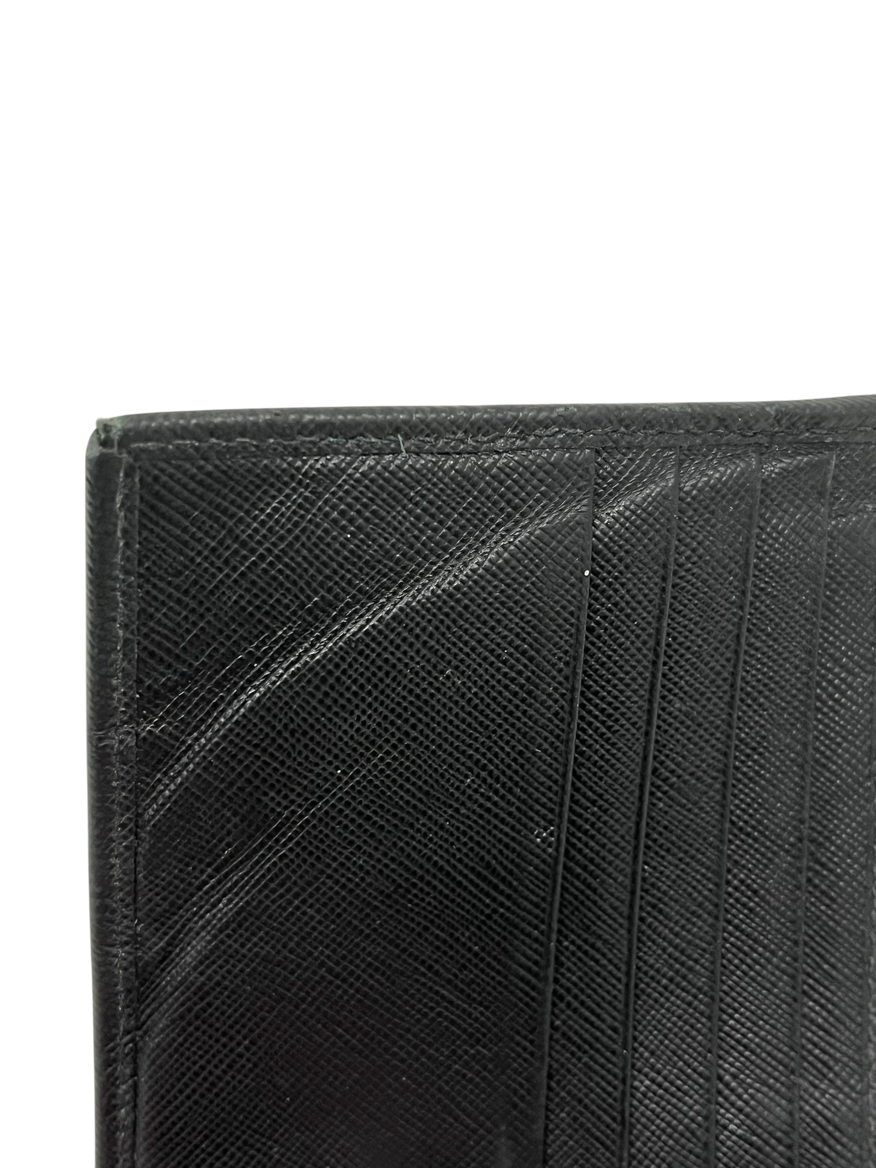 PRADA/Bifold Wallet/Leather/BLK/ view 7