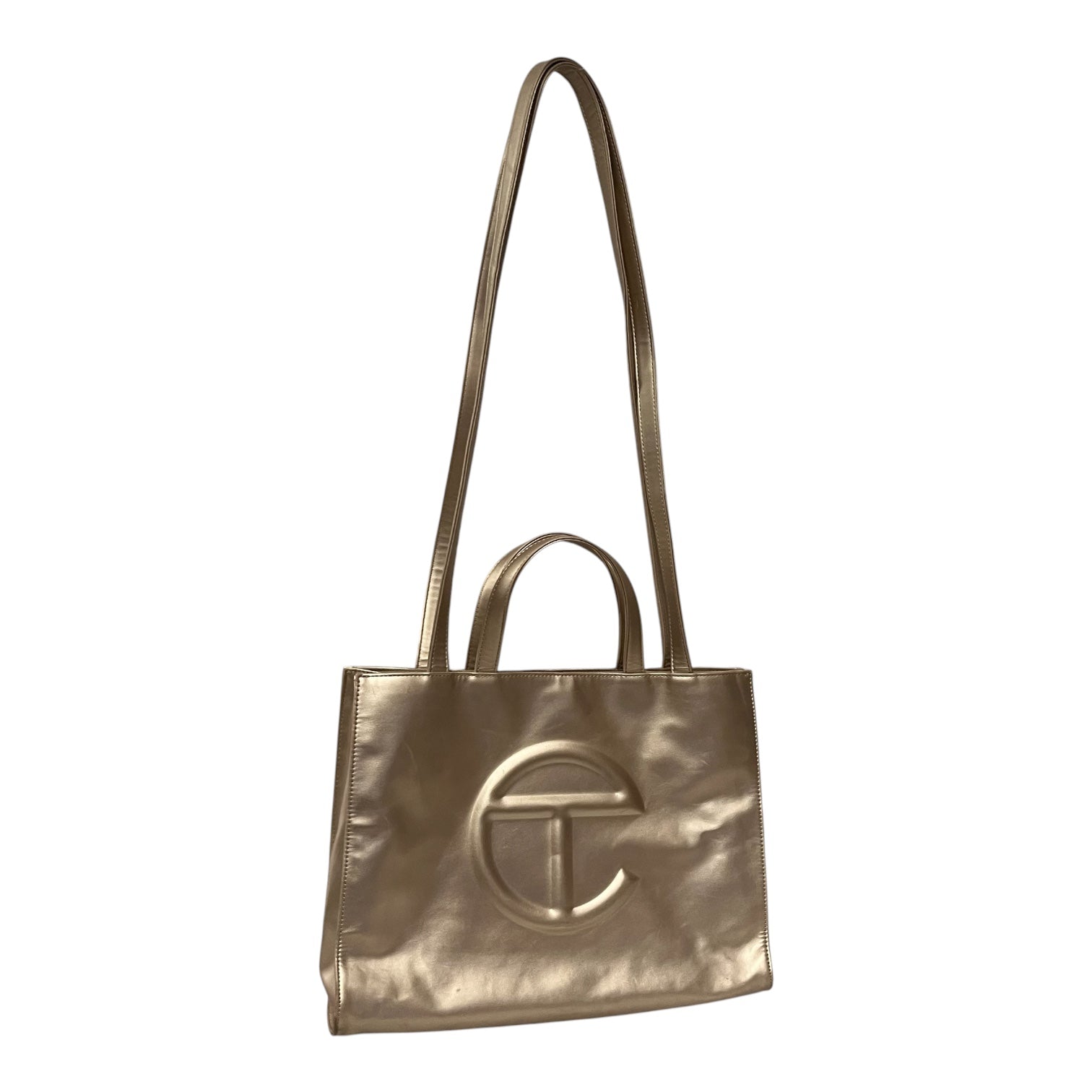 Telfar/Hand Bag/Leather/GLD/shopping bag large view 1