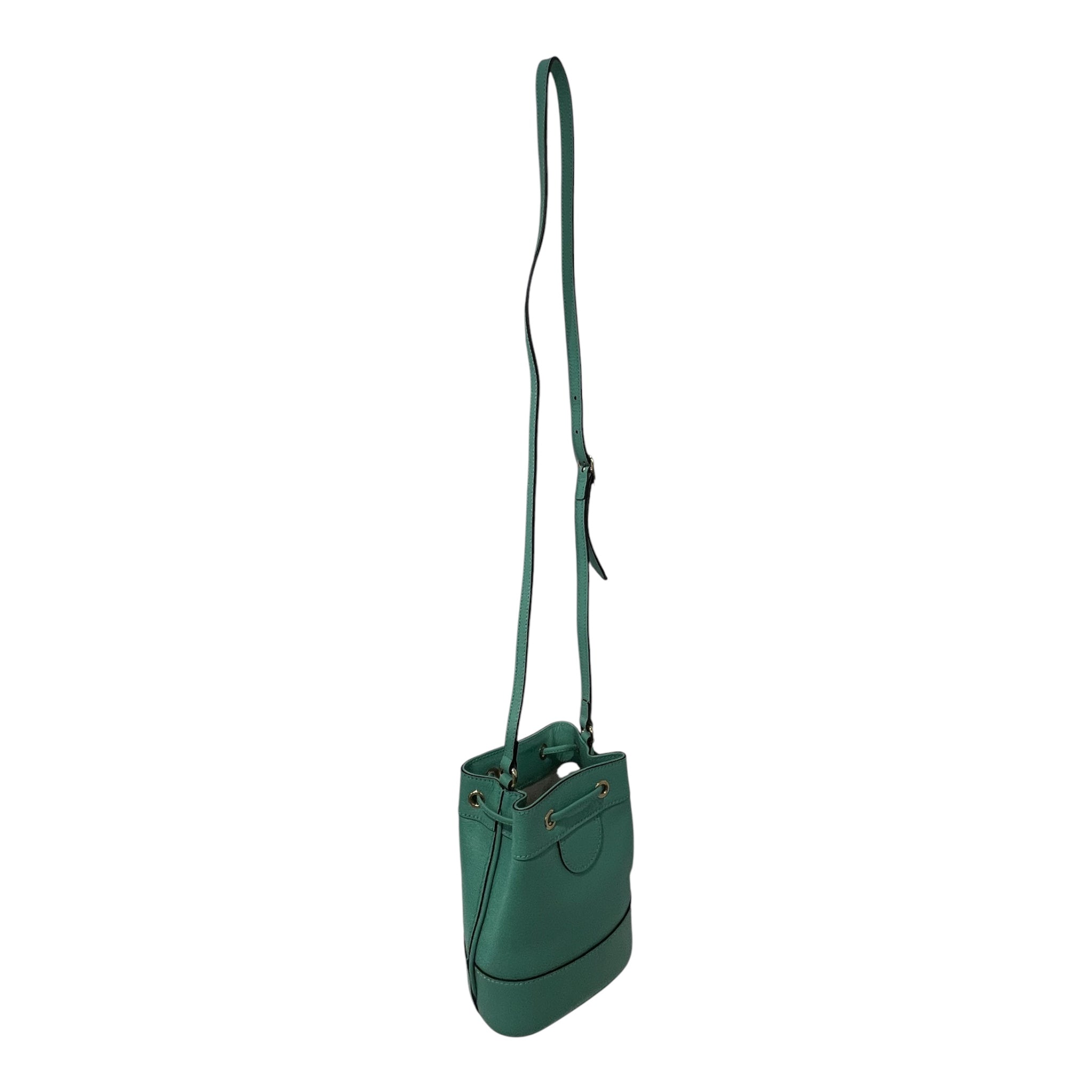 GUCCI/Cross Body Bag/Leather/GRN/550620 MINT BUCKET BAG/GLD GG view 8