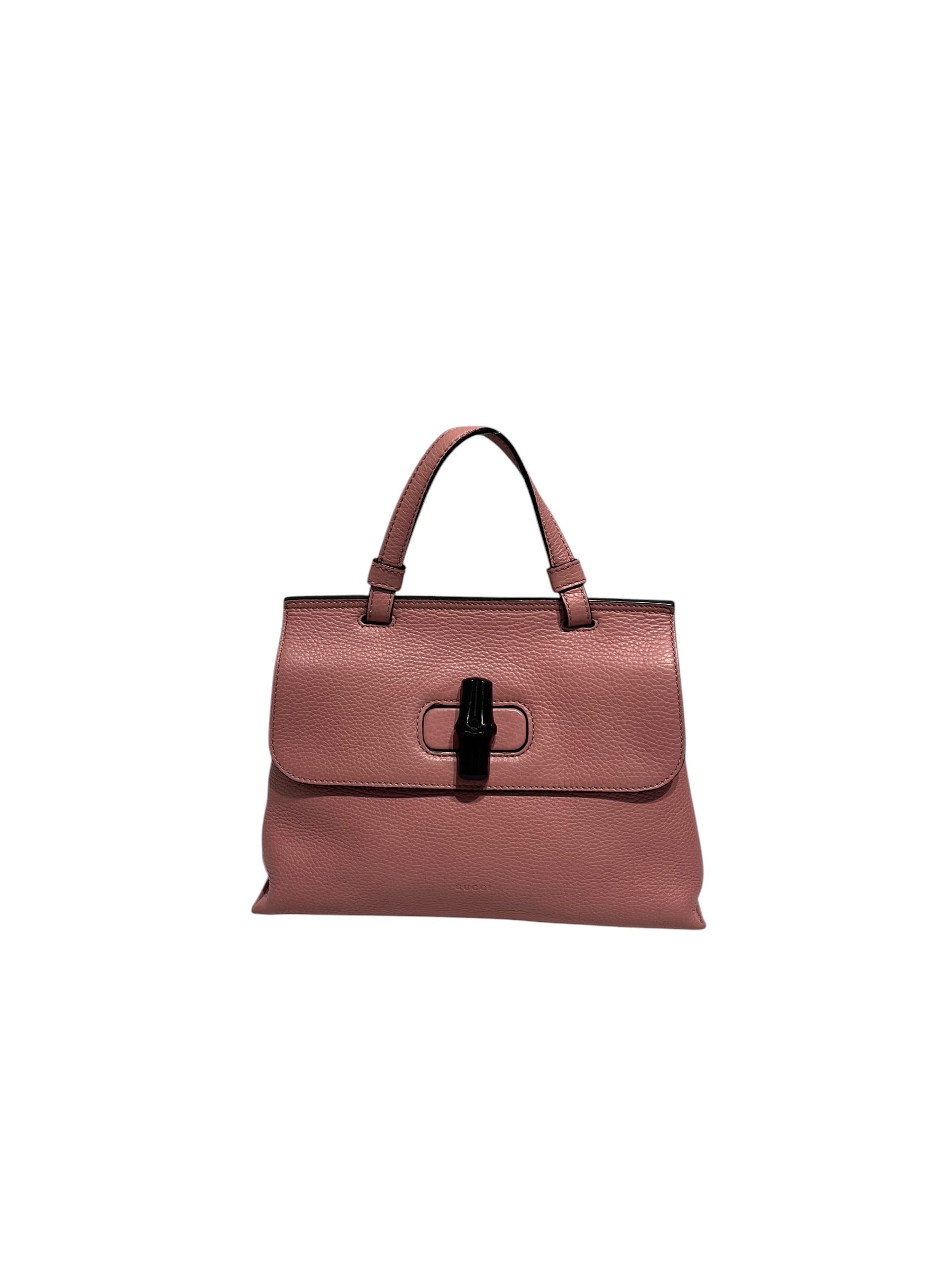 GUCCI/Tote Bag/Leather/PNK/bamboo view 1