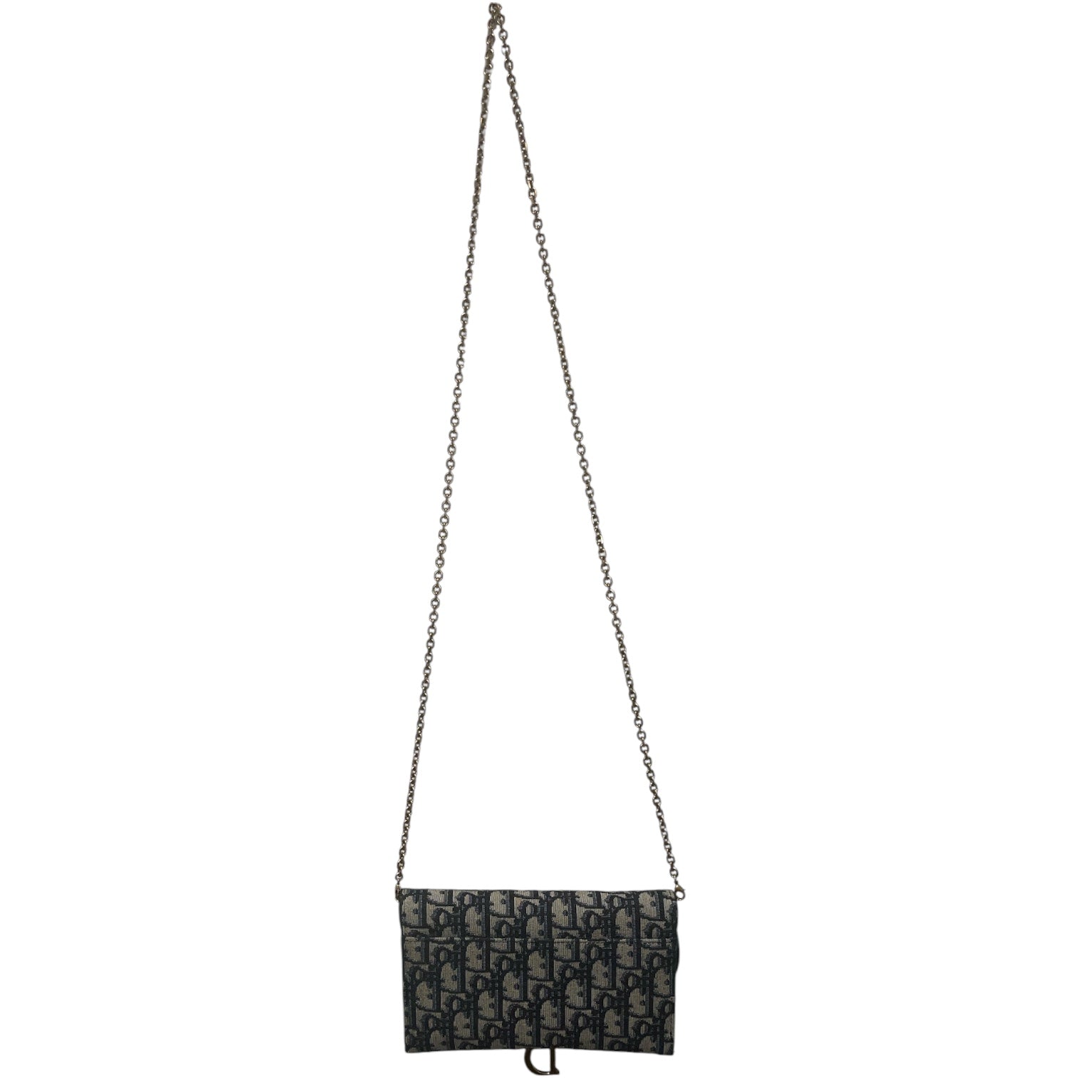 Christian Dior/Pouch/Monogram/Cotton/GRY/Oblique Jauquard Saddle Pouch view 2