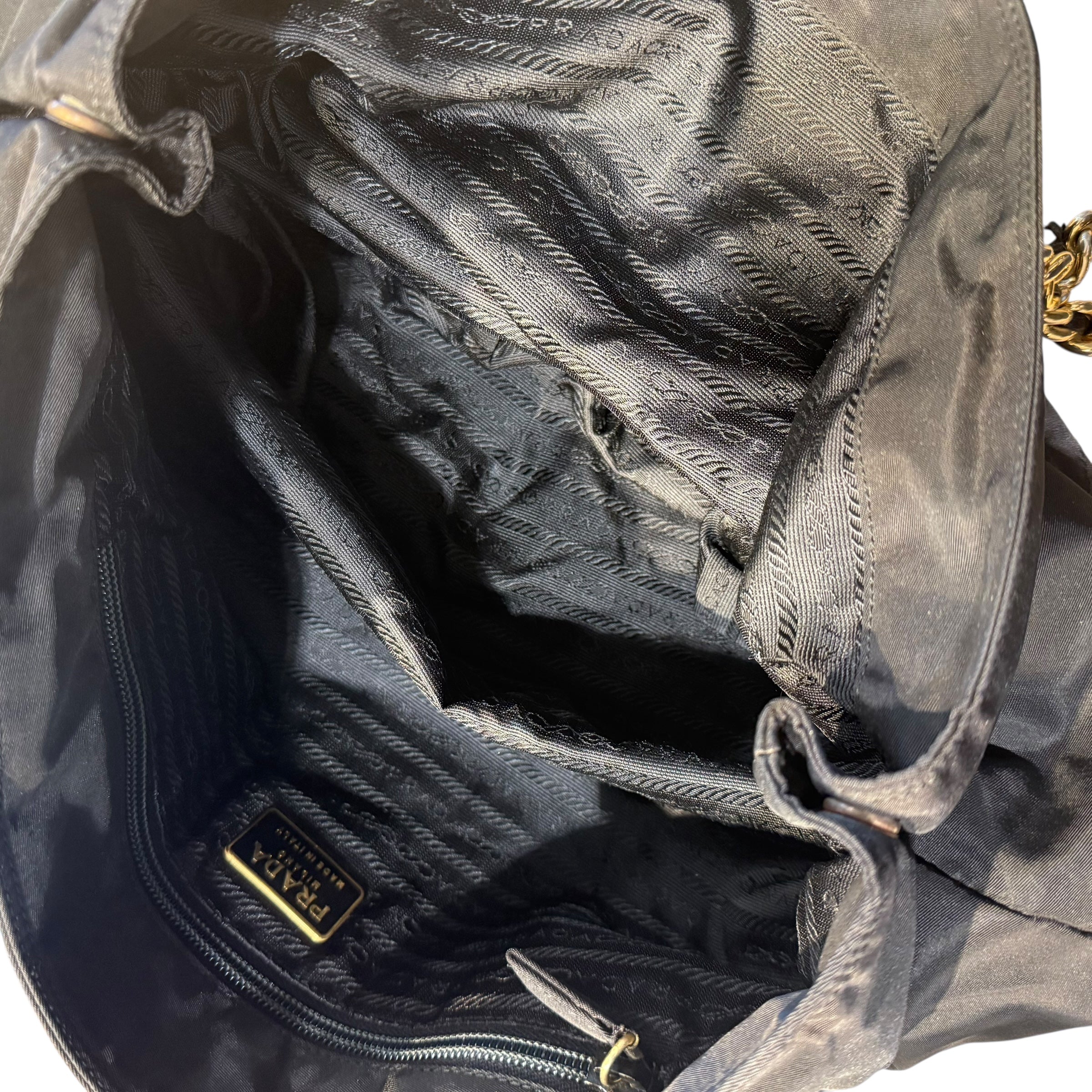 PRADA/Bag/Nylon/BLK/ReNylon  Tesuto Tote view 7