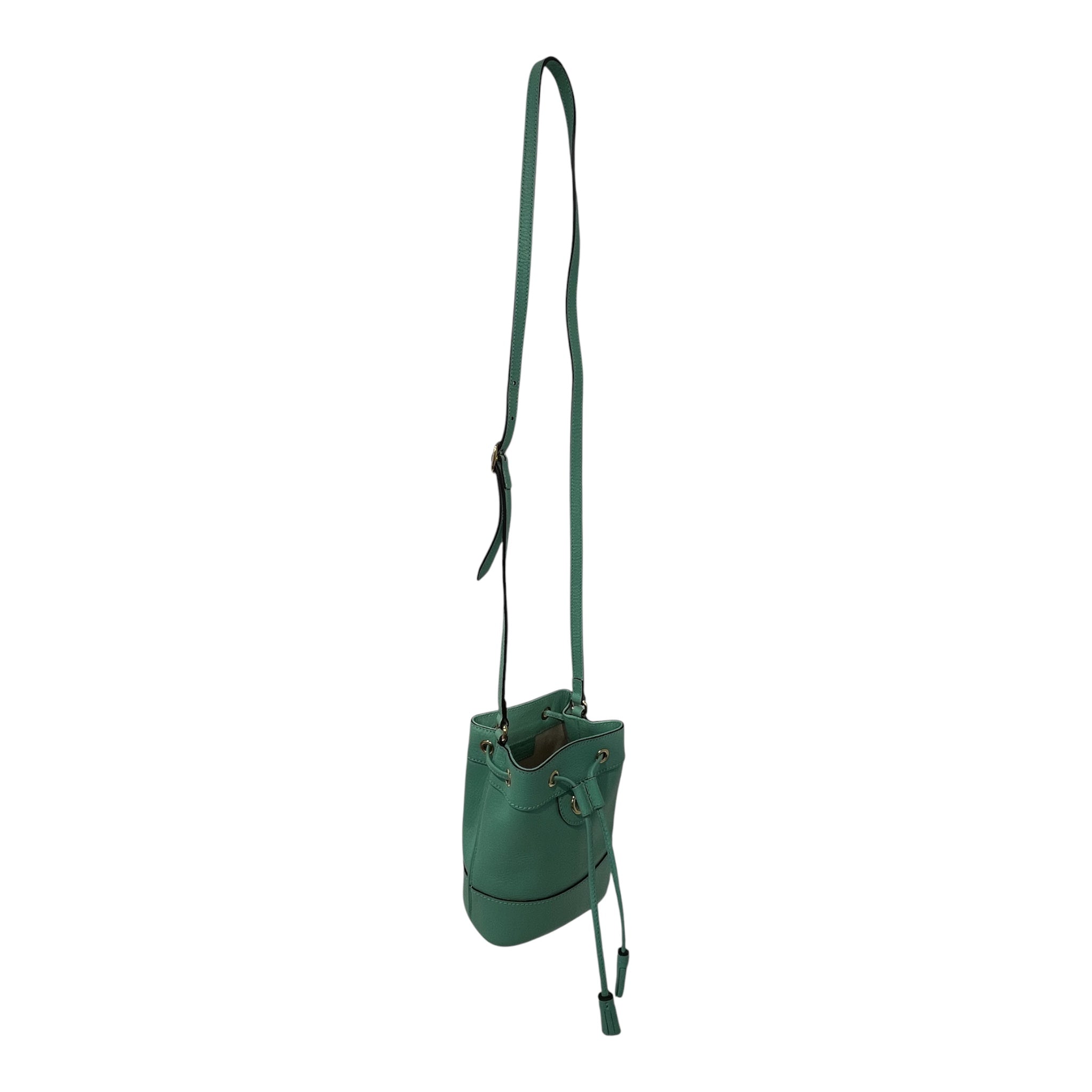 GUCCI/Cross Body Bag/Leather/GRN/550620 MINT BUCKET BAG/GLD GG view 7