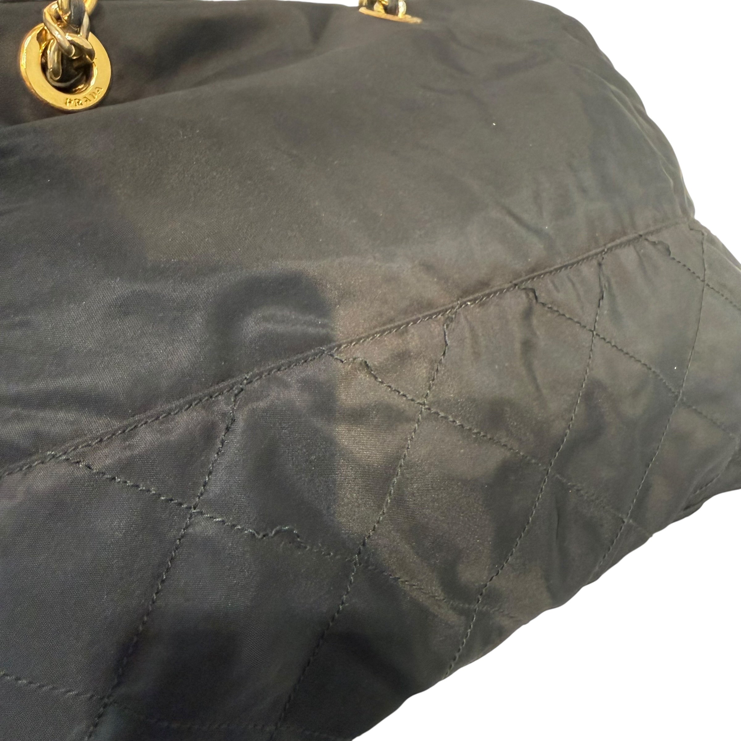 PRADA/Bag/Nylon/BLK/ReNylon  Tesuto Tote view 6