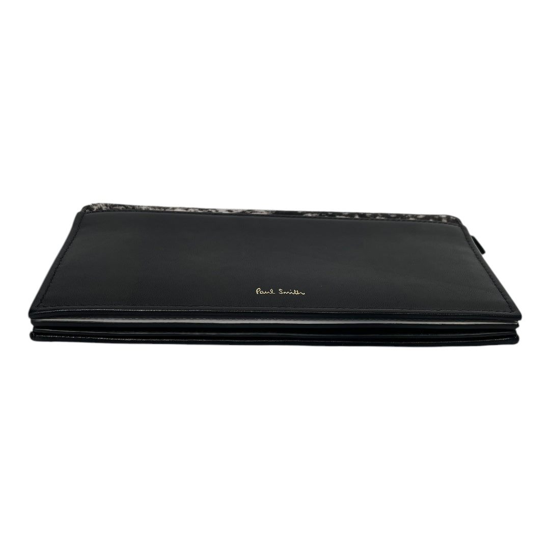 Paul Smith/Long Wallet/Animal Pattern/Horsehide/BLK/speckle spot hide view 3