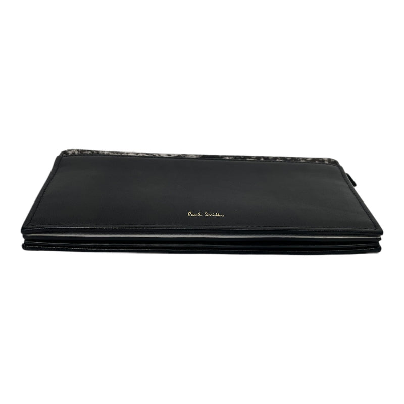 Paul Smith/Long Wallet/Animal Pattern/Horsehide/BLK/speckle spot hide