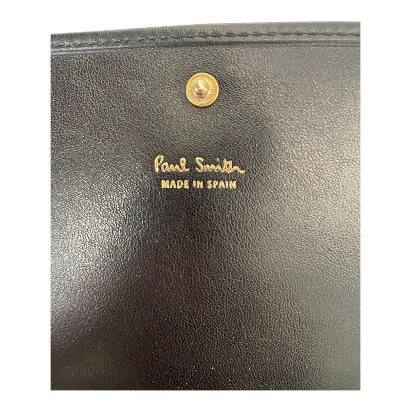 Paul Smith/Long Wallet/Animal Pattern/Horsehide/BLK/speckle spot hide